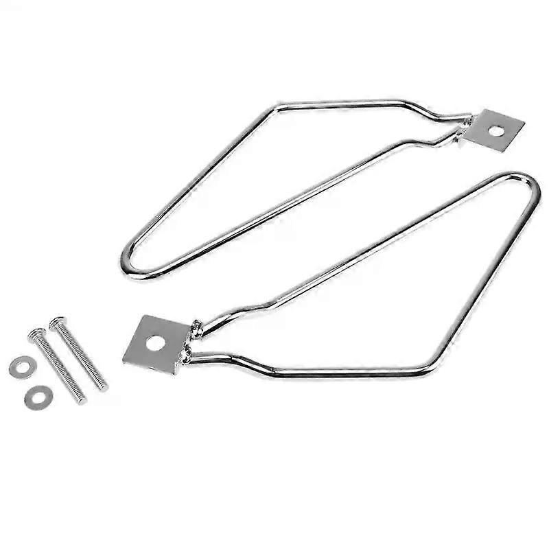 2Pcs Motorcycle Saddle Bag Support Brackets Compact Motorcycle Side Saddlebag Protective Rack Modified Parts