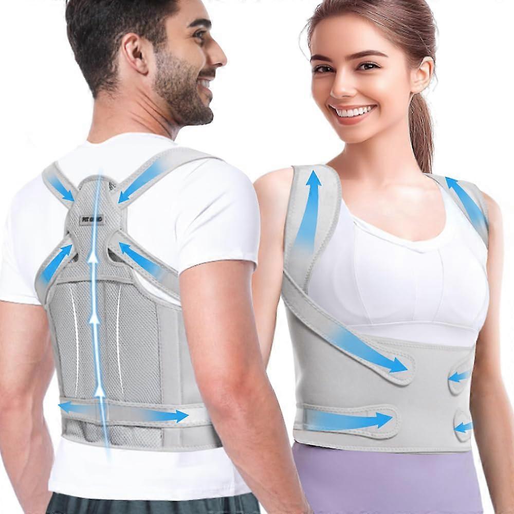 Adjustable Posture Corrector Medium Size For Neck, Shoulder And Upper Back Pain Relief, Posture Brace Back Support