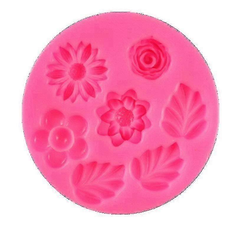 Cake Pans Molds The New Chrysanthemum Shape Drop Glue Mold 2sets