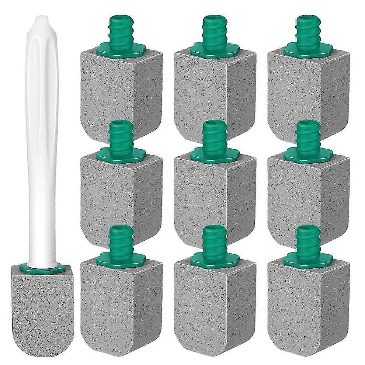 10 st. pimpsten toalettrengöring toalettpimpsten med långt handtag toalettborste för poolbadkar kökshandfat