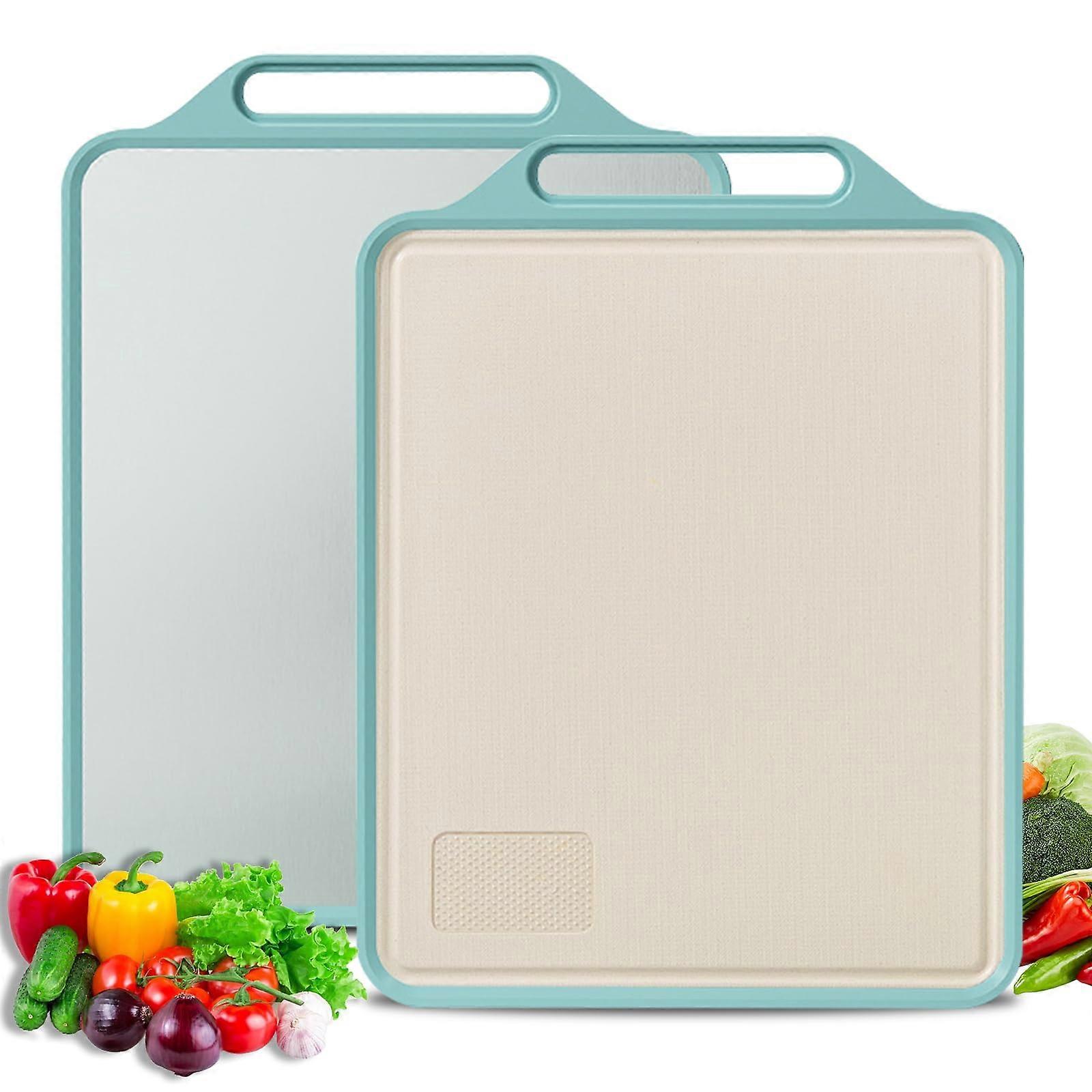 Stainless Steel Cutting Board Dual Use Kitchen Board