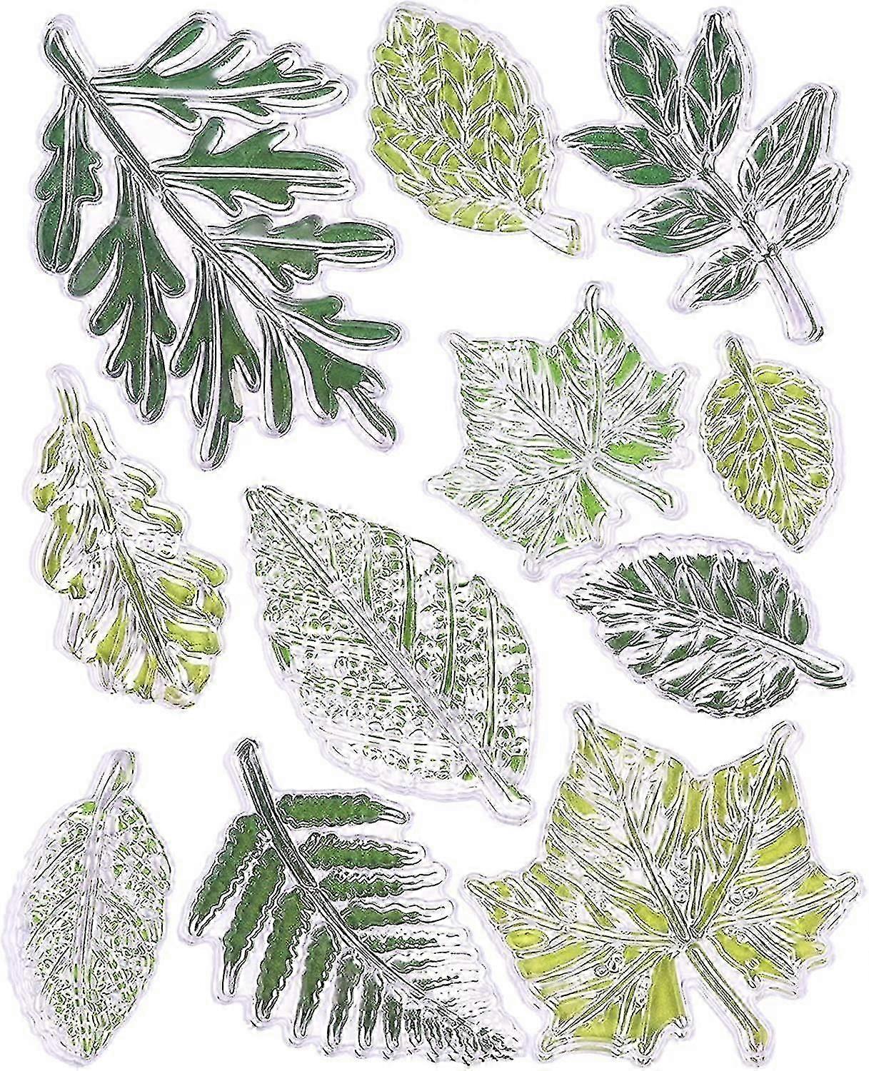 يترك مجموعة طوابع واضحة 11 عبوة