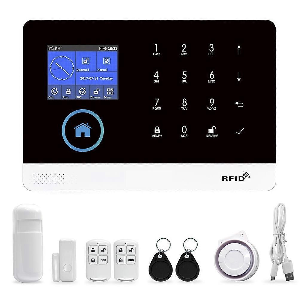PG-103-GSM WiFi + GSM Touch Screen Intelligent Alarm System