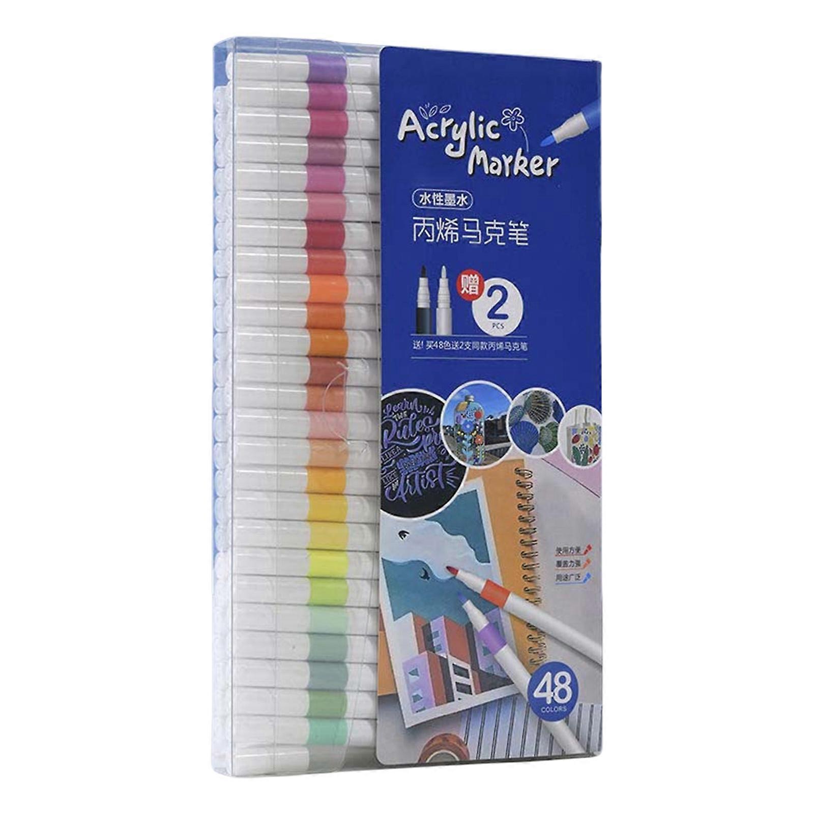 12/24/48 Farbe Farbe Marker Zeichenstift Acryl Marker Acryl Farbe Stift Acryl Farbe Marker Bastelbedarf