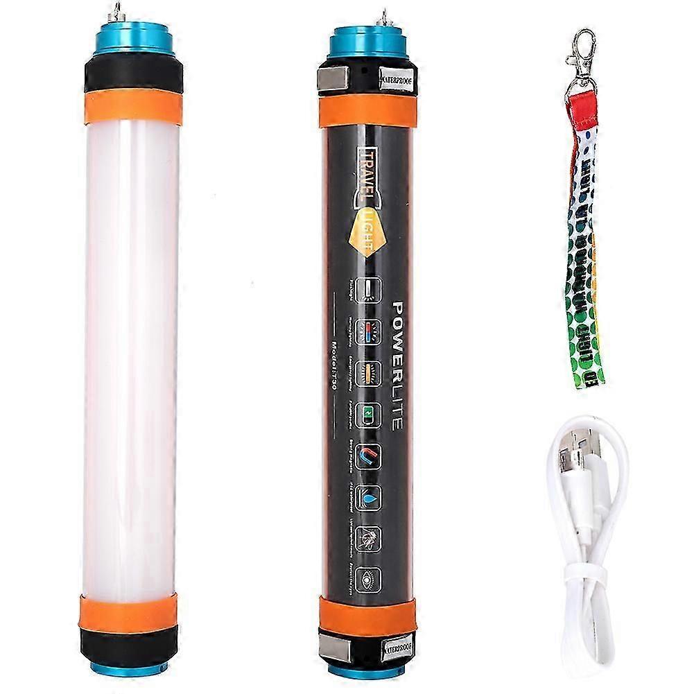 LED Flashlight Waterproof Torch Portable Lamp USB Rechargeable Camping Outdoor(T-30)