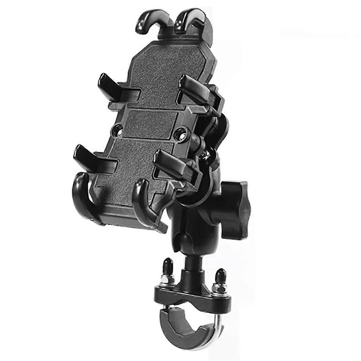 Motorcycle Riding Handlebar Phone Holder Absorb Handlebar Shock