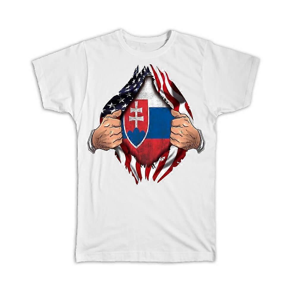 Gift T-Shirt: Slovakia Flag