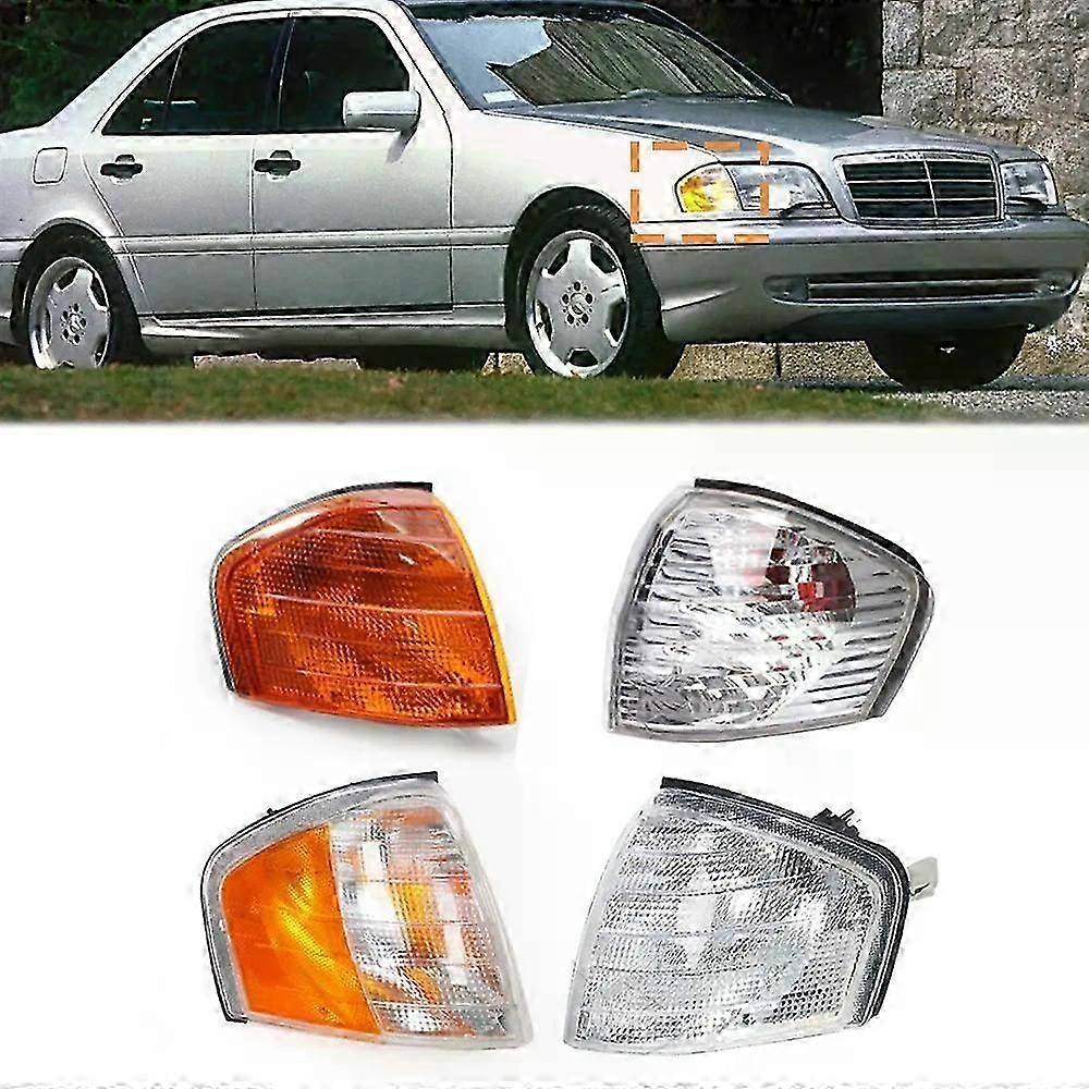 Applies to Turn Signal Lamps Indicator Mirror Corner Lights Headlight 2028261143 2028261243 For C Class W202 1994-2000