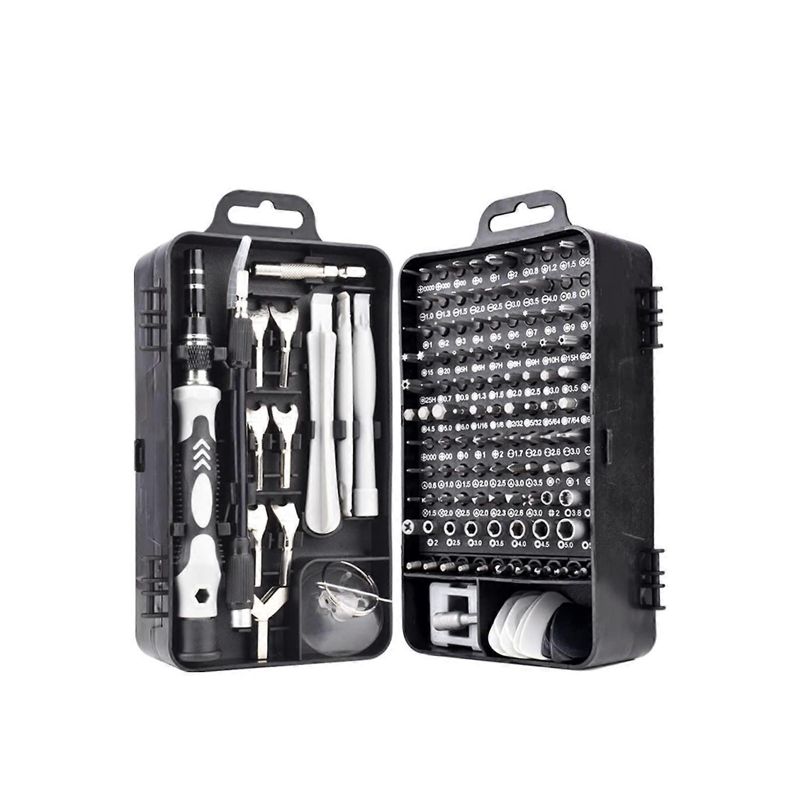 Screwdriver Precision Scream Set 135 in 1 Magnetic Electronics Tool Kit for PC, Laptop, Cellphone Repair, Black Case