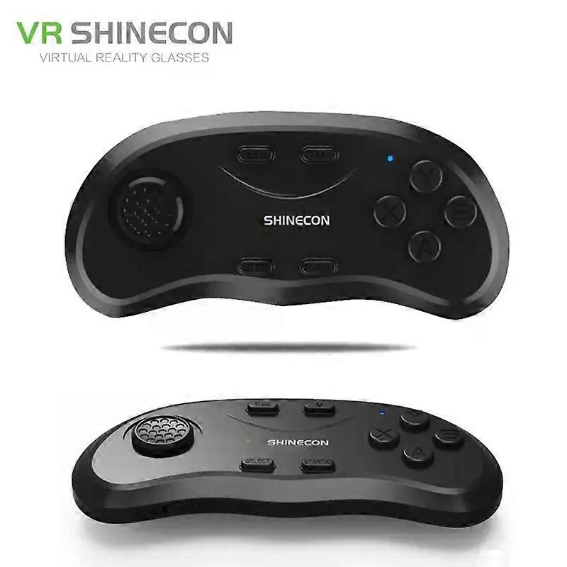 Shinecon Universal VR Controller Wireless Fit compatible for  Bluetooth Remote Joystick Gamepad Music Selfie 3D Games compatible for  iPhone Android P