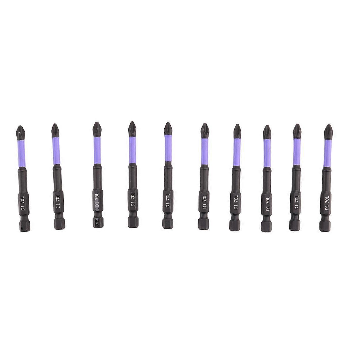 Magnetic Batch Head Crosses Screwdriver Impact Drill Bit Screw 70mm
