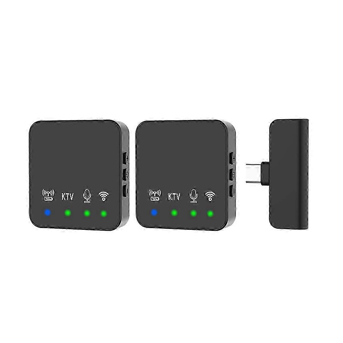 Wireless Lavalier Microphone Portable Audio Video Recording Mini Mic