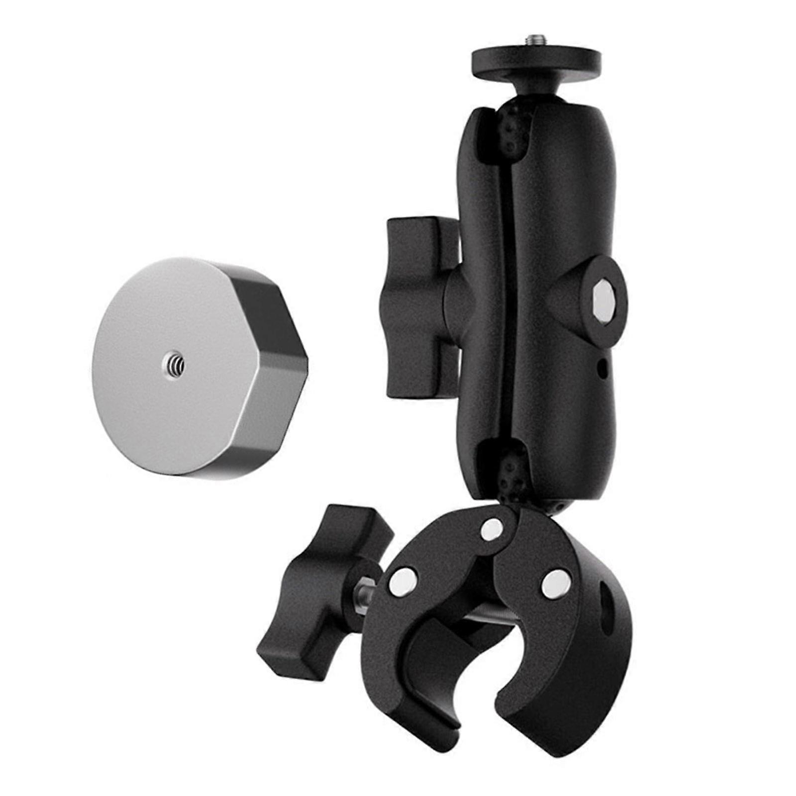 Small Aluminum Stand with Multiple Angle Adjustment & Easy Storage Aluminum Stand Universal Device Support for Campers Silver