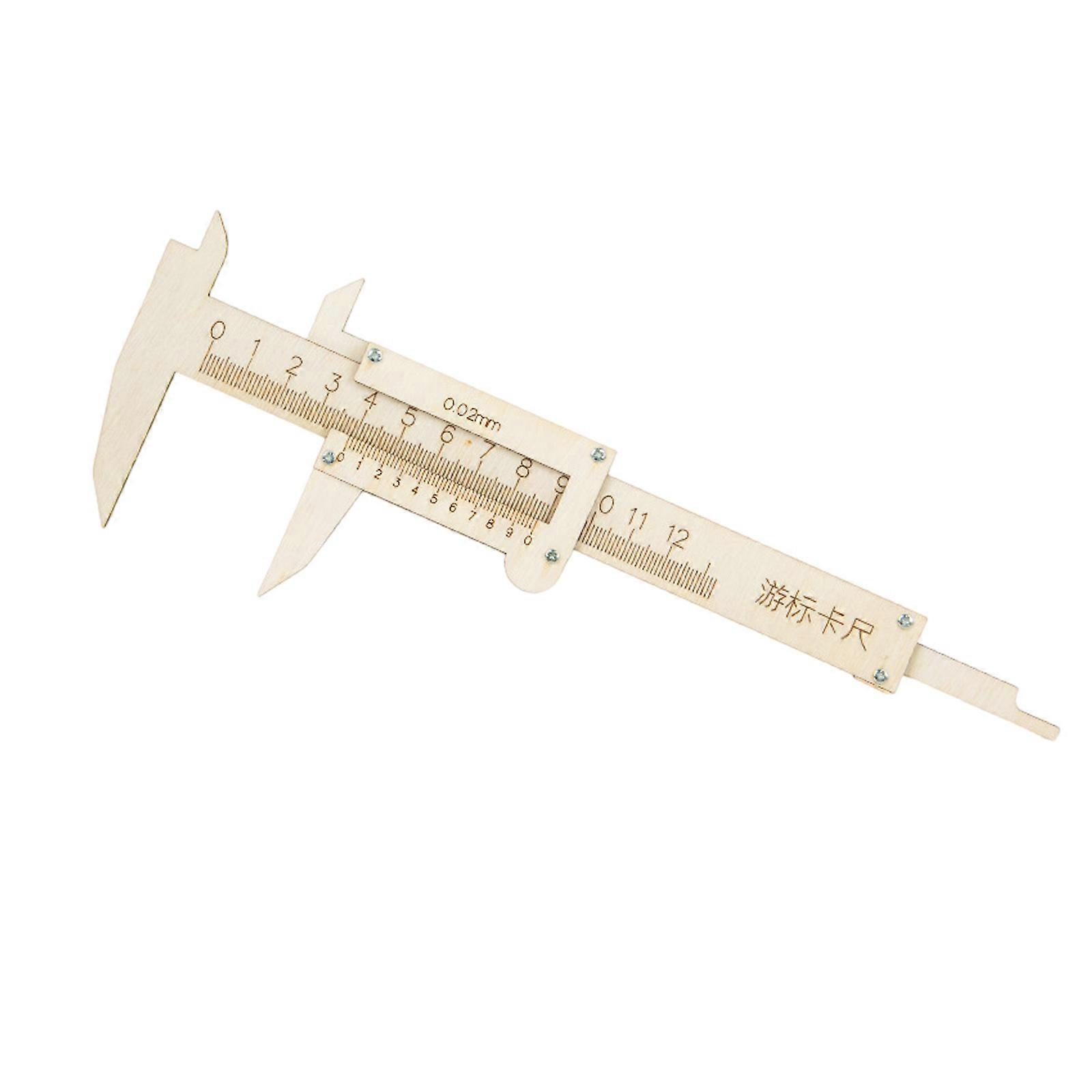 Vernier Caliper Model Wood Assemble Toy Hands on Science Experiment Set Kids Educational Toy for Children Student 8-12+