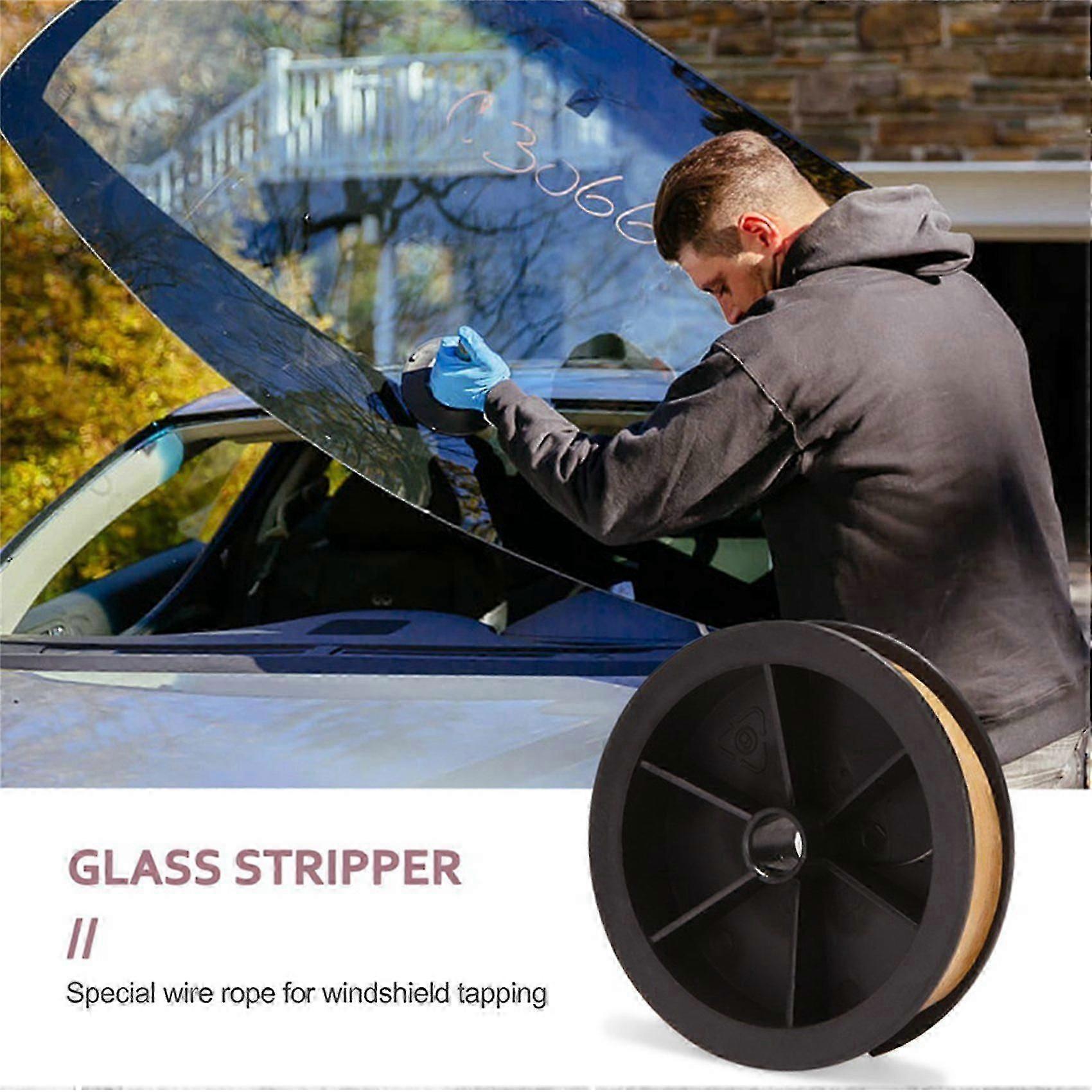 Vierzijdig staaldraad voorruit touw verwijderen auto glas verwijdering tool speciaal staalkabel voor win