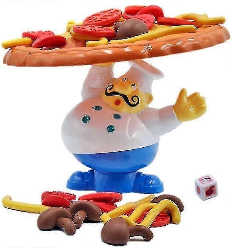 Topple Pizza Game, Tabletop Balancing Pizza Toy
