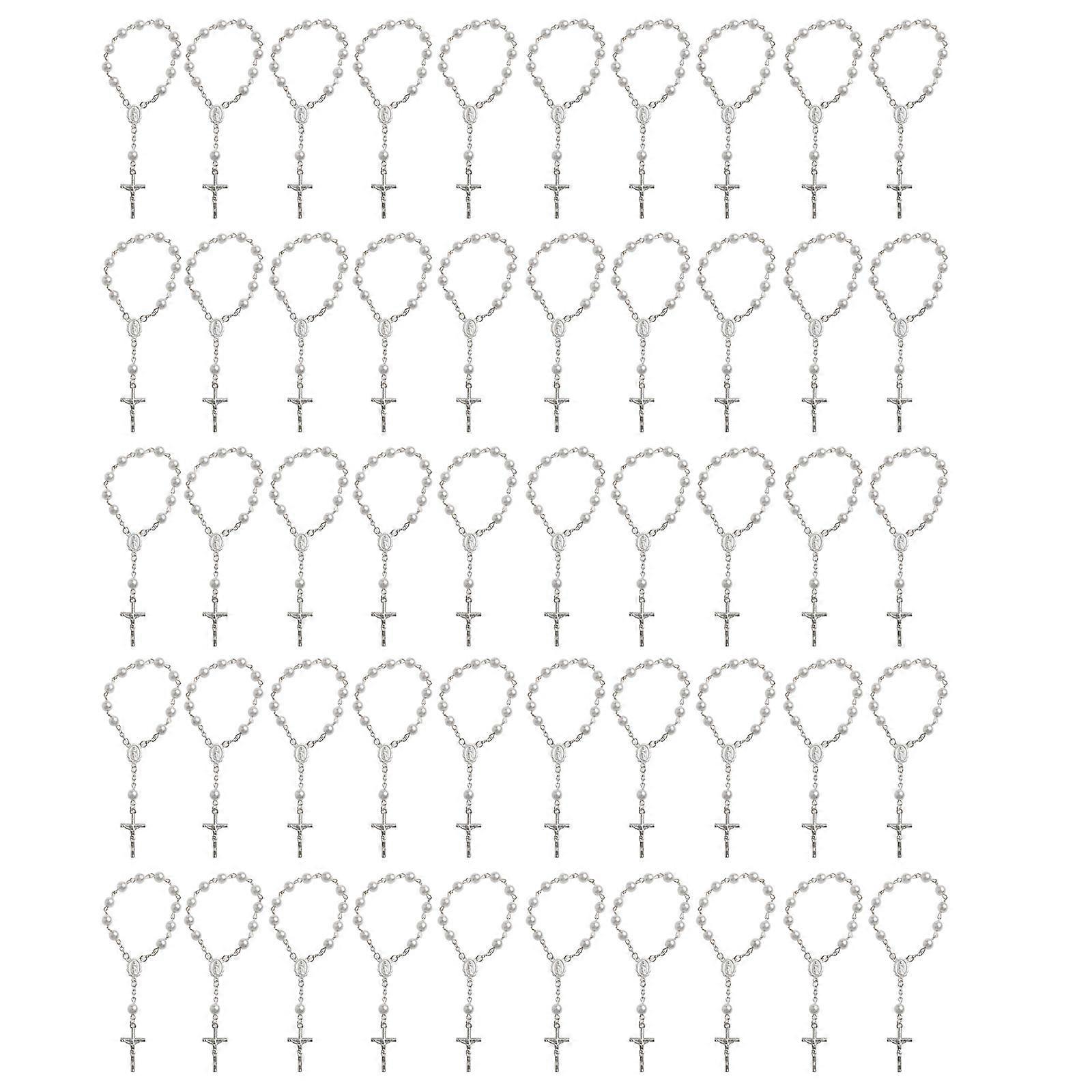 Çapraz Charm Kolye Bilezikler Araba Askıları Kolye Gül Çiçek Tespih Bilezikler Ayarlanabilir Bileklik Takı Hediye