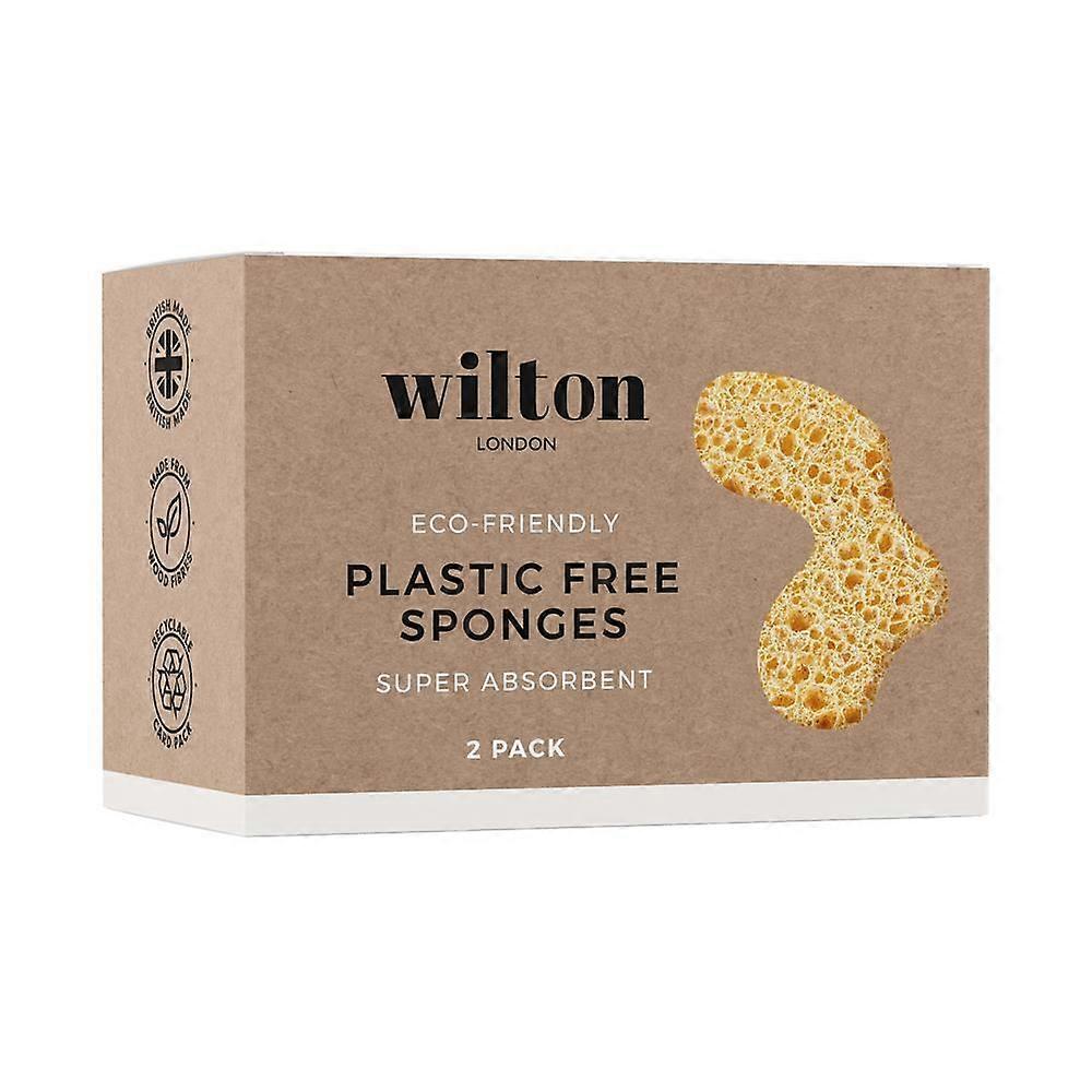 Wilton London 环保无塑料海绵 - 双件装