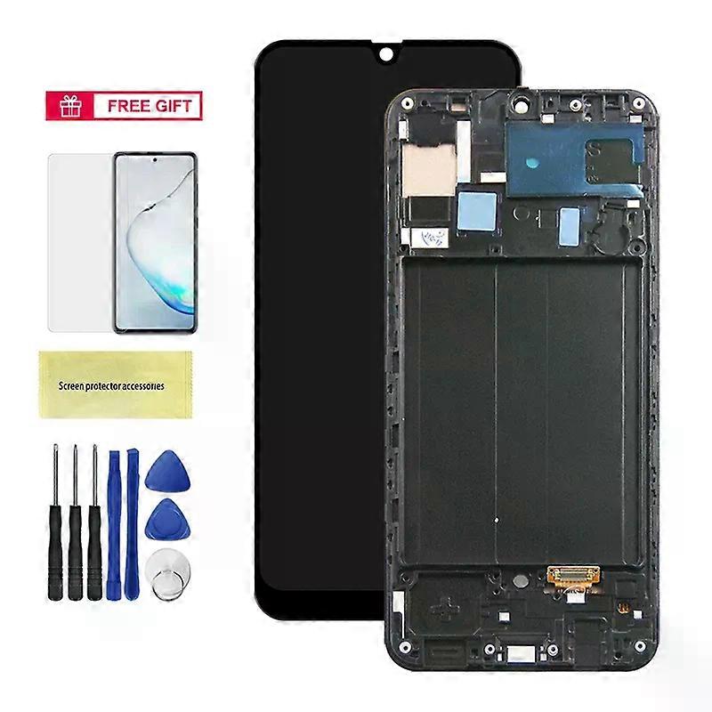 A30 SM-A305F/DS A305GT/DS Display Screen With Frame for Samsung Gaxlay A30 Lcd Display Touch Screen Digitizer Replacement