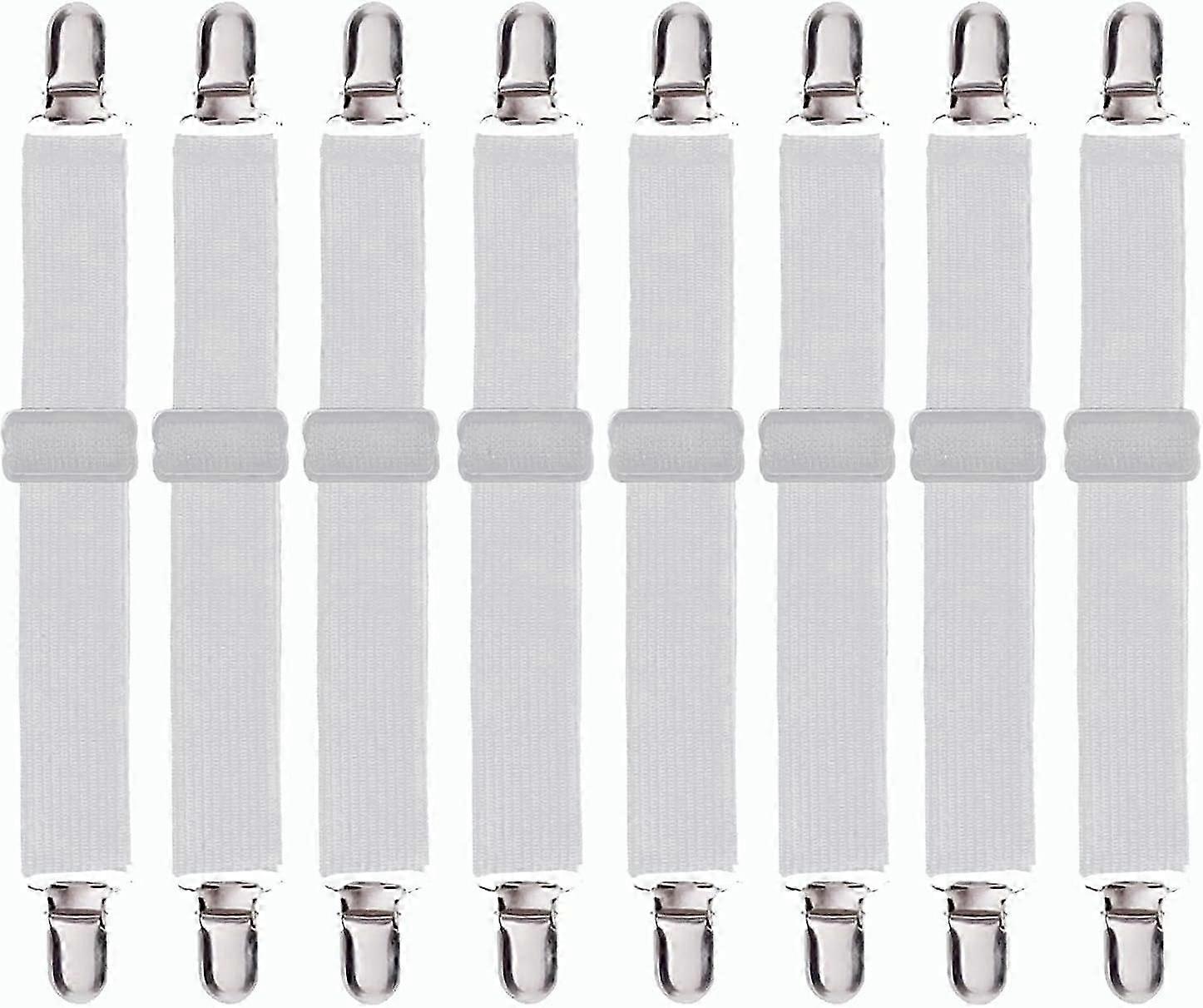 Adjustable fitted sheet bed sheet stretcher, fitted sheet strap hold down adjustable sheet stretch p