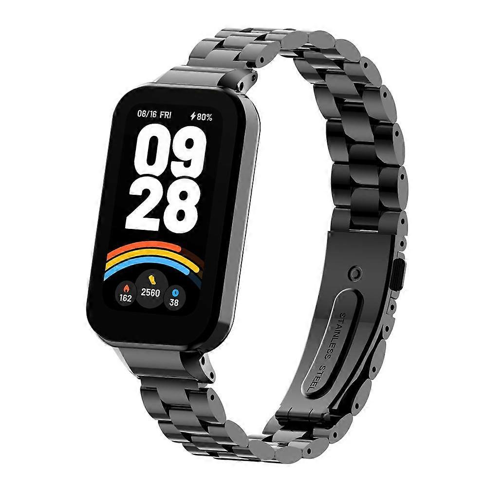 xDfind Watch Frame Integrated Three Beads Metal Watch Band