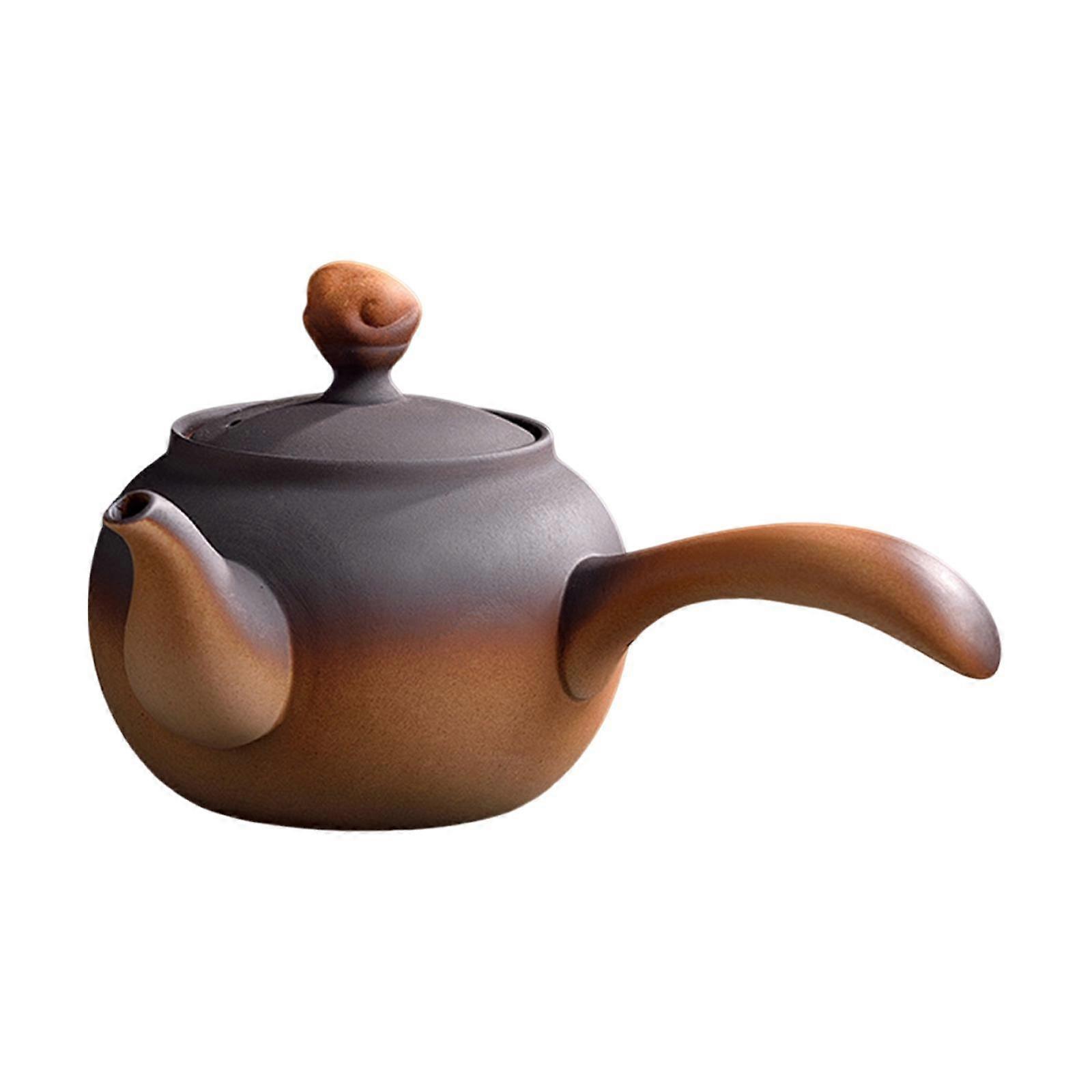 Ceramic Teapot Tea Infuser with Anti Scald Handle Teaware Tea Kettle Tea Maker