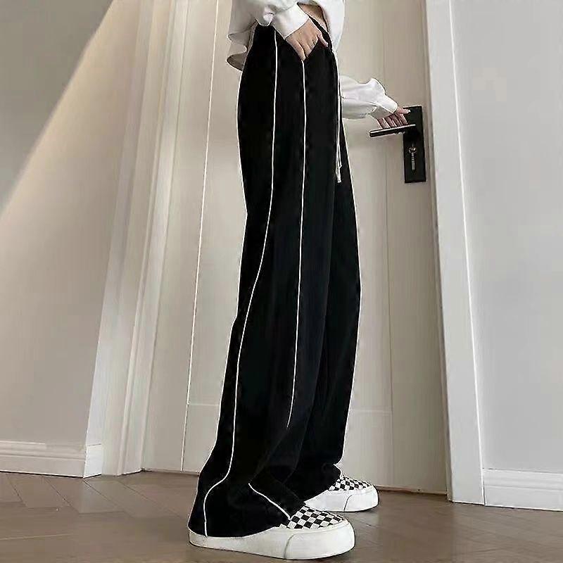 High Waist Loose Wide-Legged Pants for Plus Size for Women Breathable and Comfortable