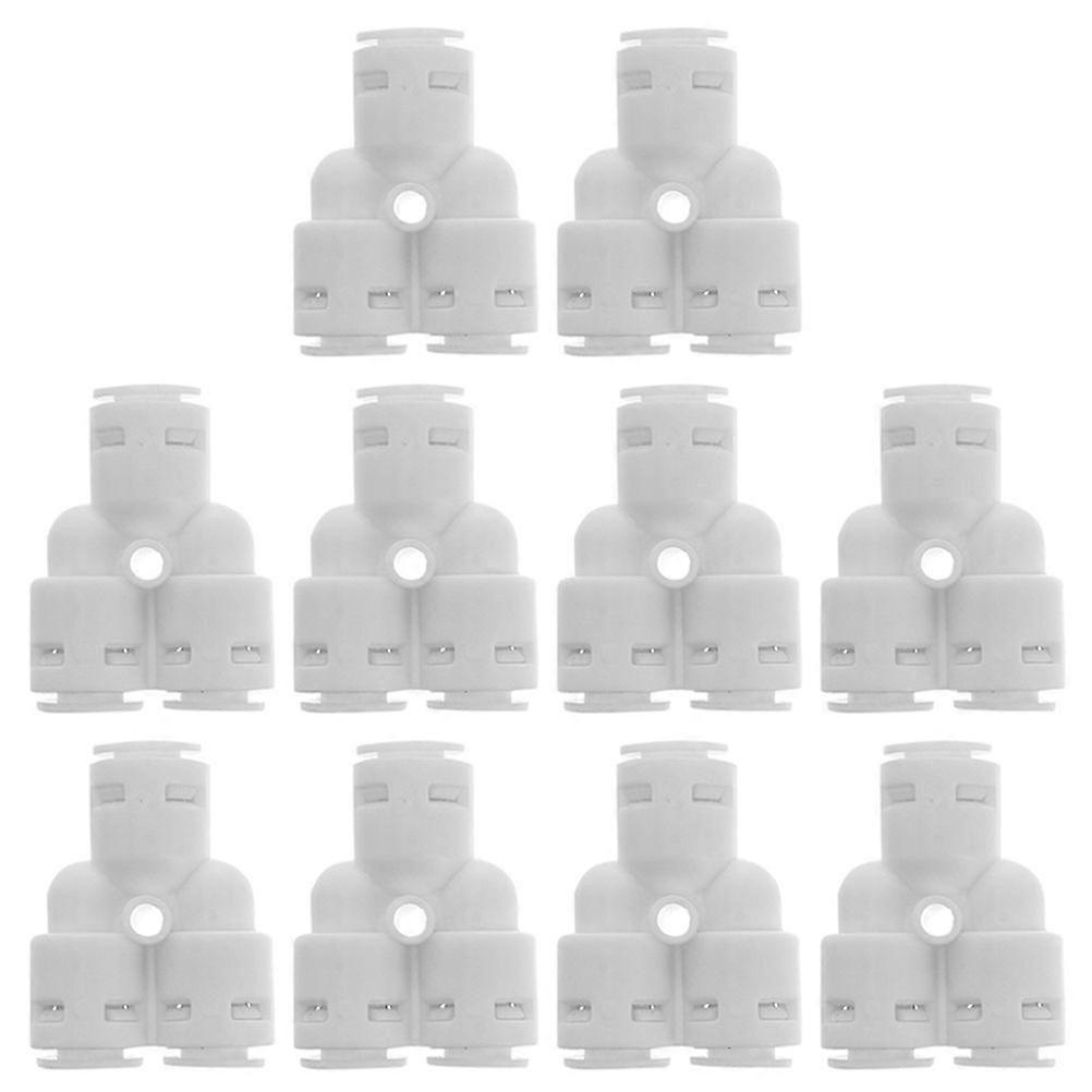 10pcs Quick Tee Connector Water Purifier Fittings Adapter Quick Connect Adapters
