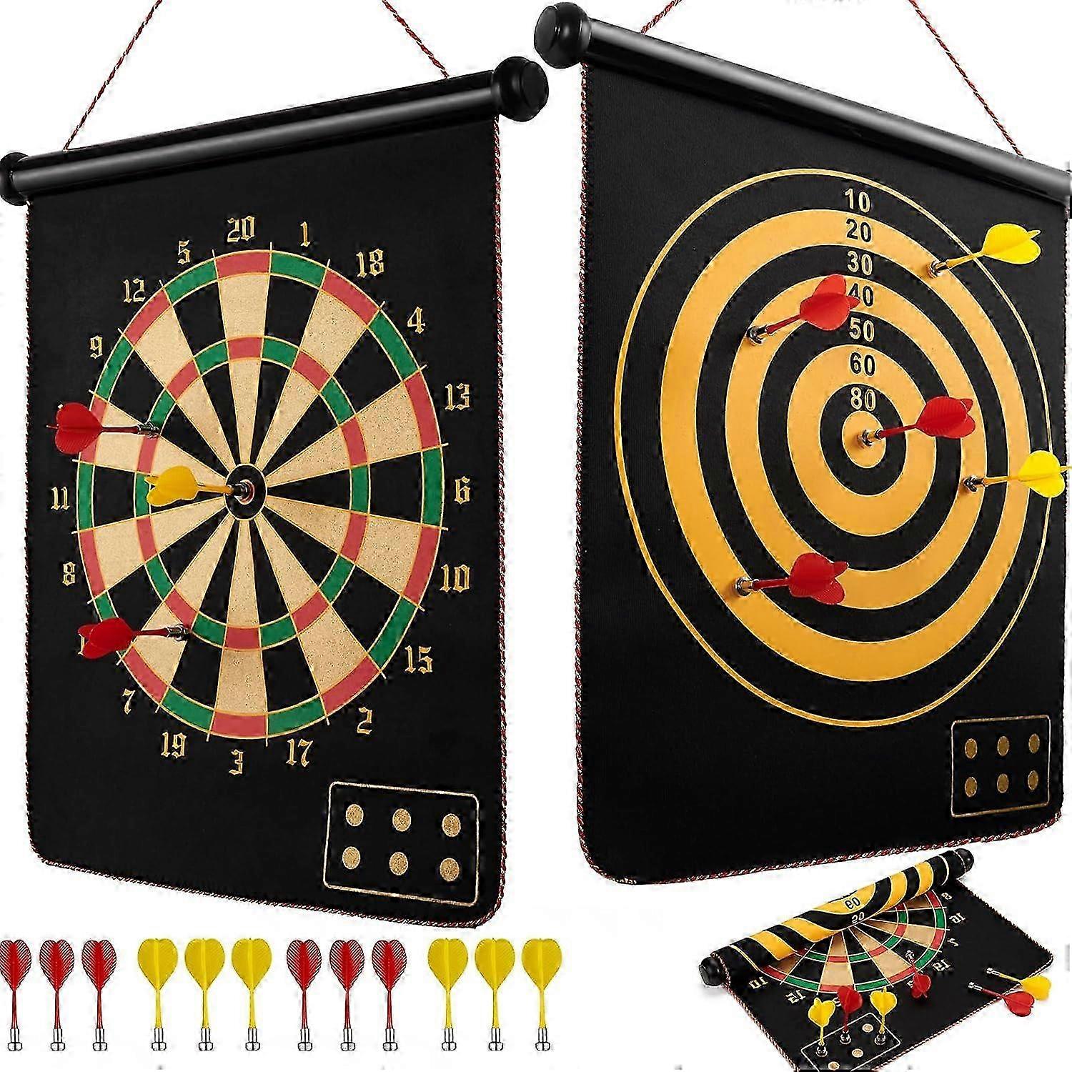 Portable and Sturdy: Magnetic Dart Set for Birthday Games 2025