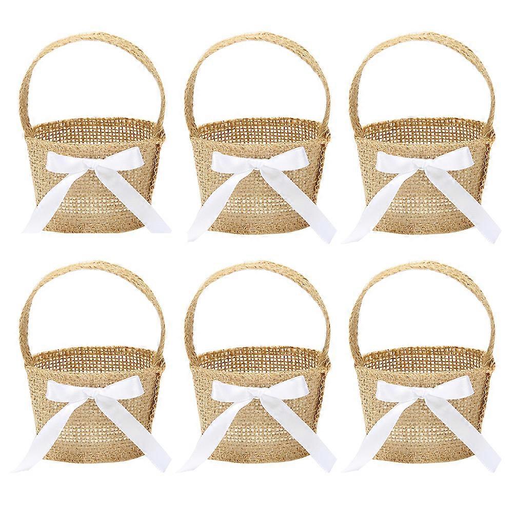 Rustic Handheld Basket, Elegant Appearance, Ideal for Storing Small Essentials
