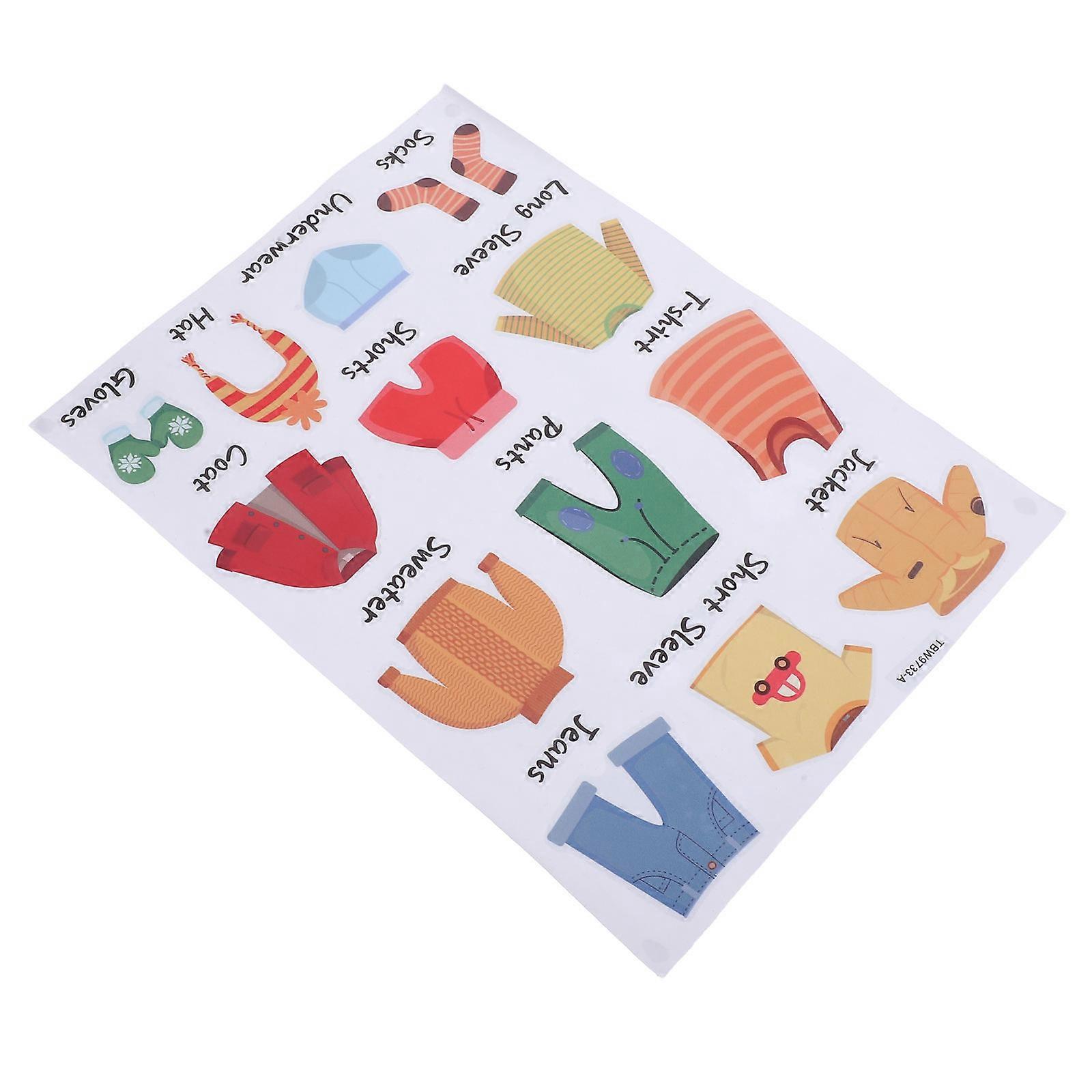 Child's Clothing Label Stickers, Durable Design, Ideal for Flat Surfaces