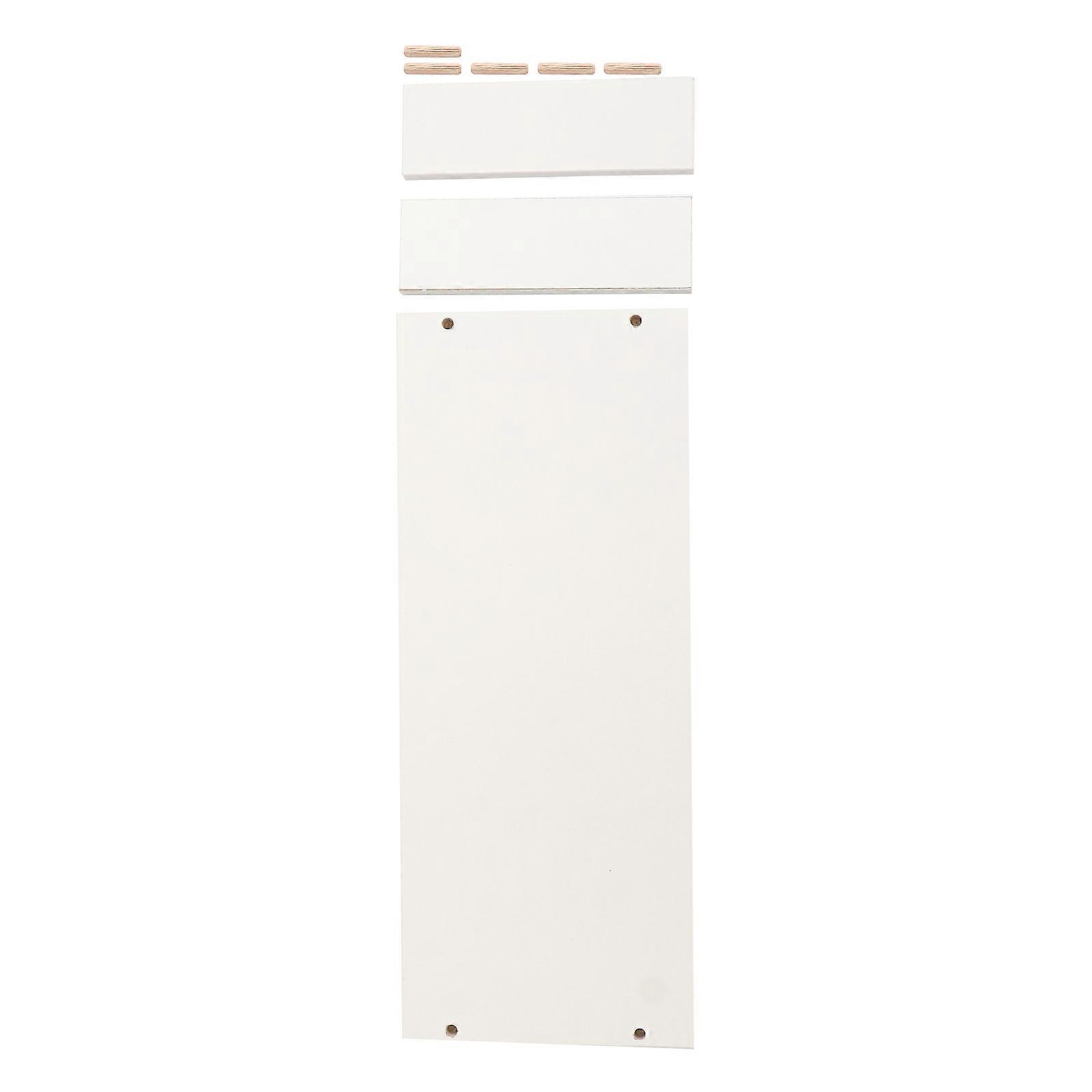 White Computer Elevated Stand for Monitor Storage Using Plastic Material 1Pc