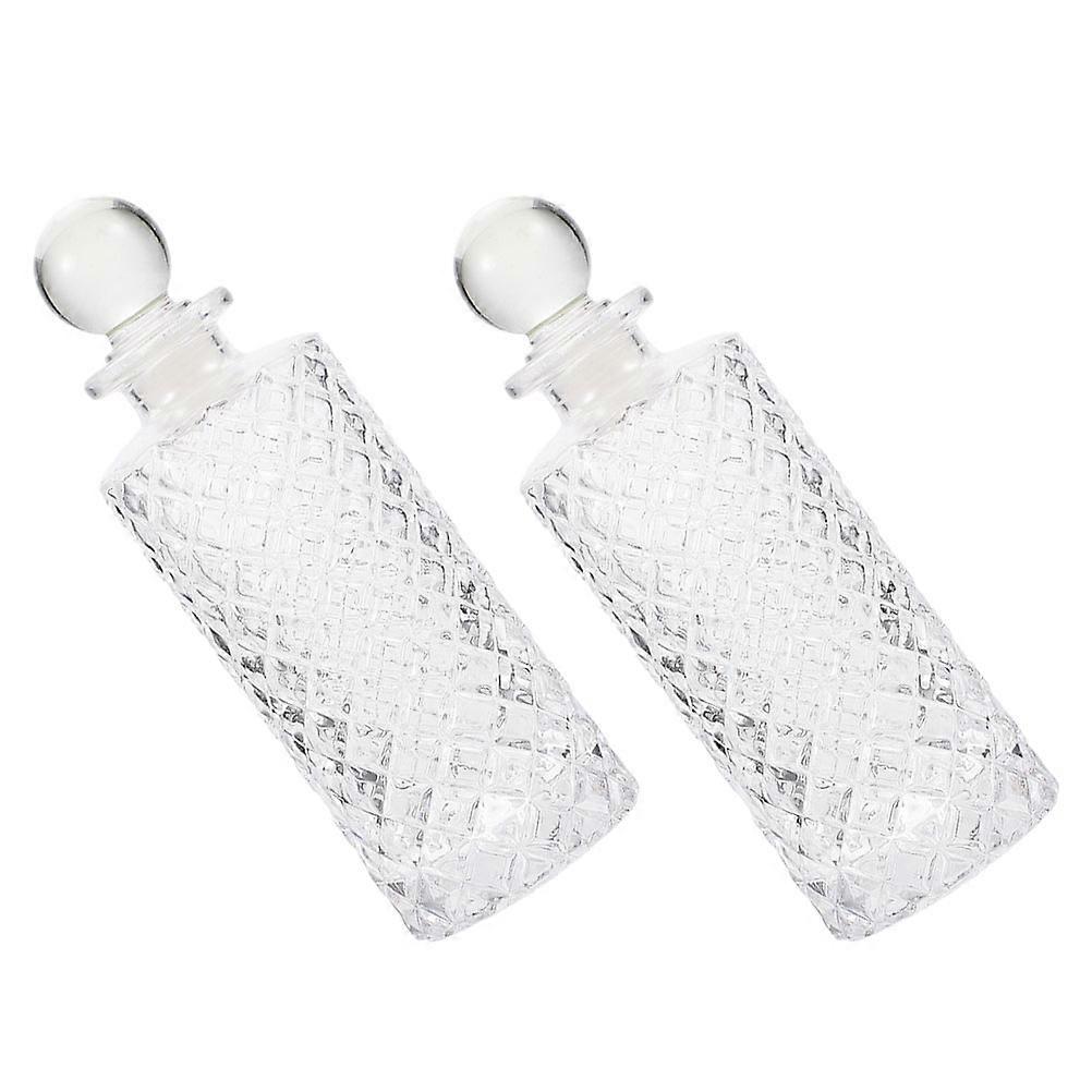 Transparent Glass Aromatherapy Bottles   Creative Fragrance Containers for Perfume Storage, Compact Design for Home and Office Display