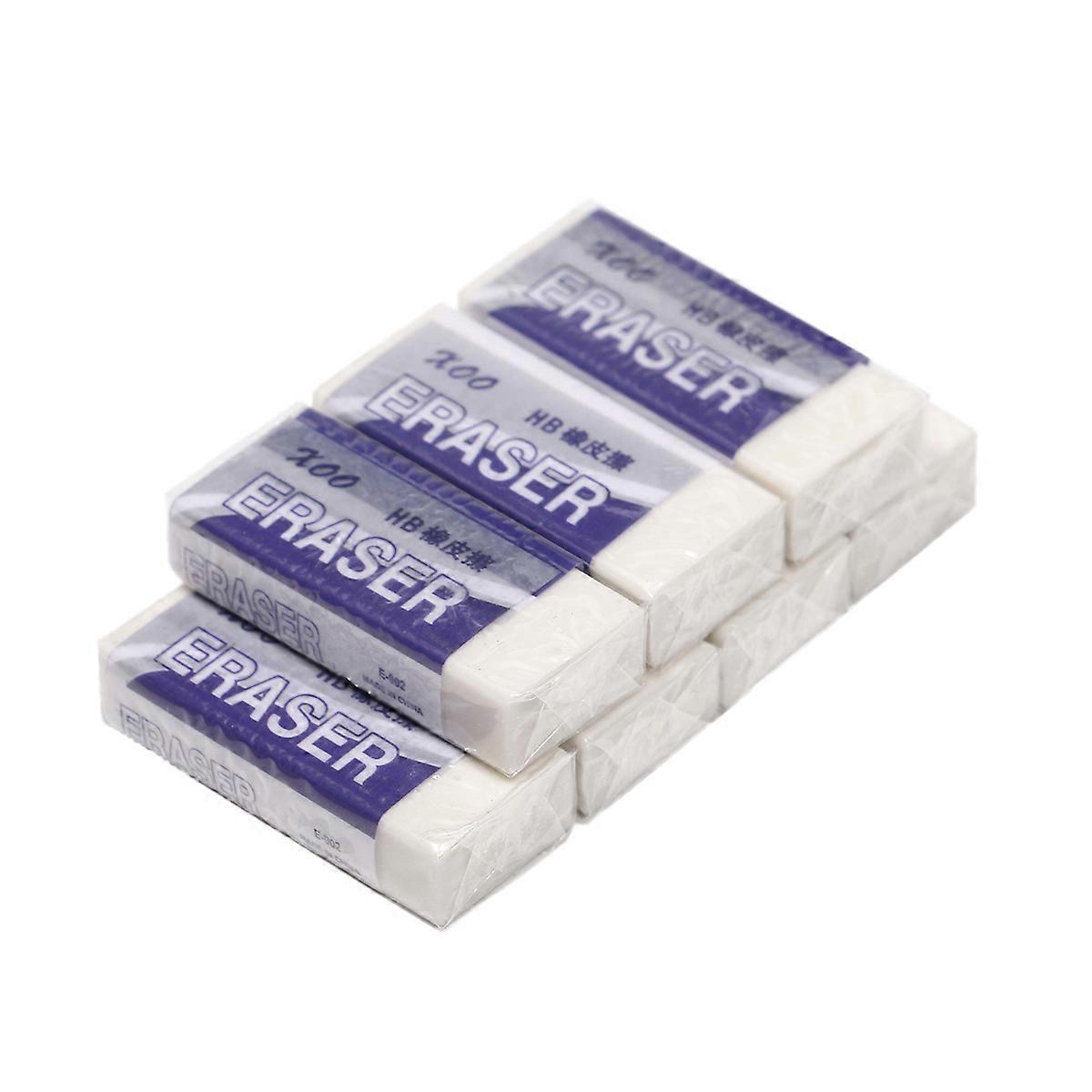 Examination Erasers Hb 2b Pencil Eraser for Pencil Erasing 20Pcs