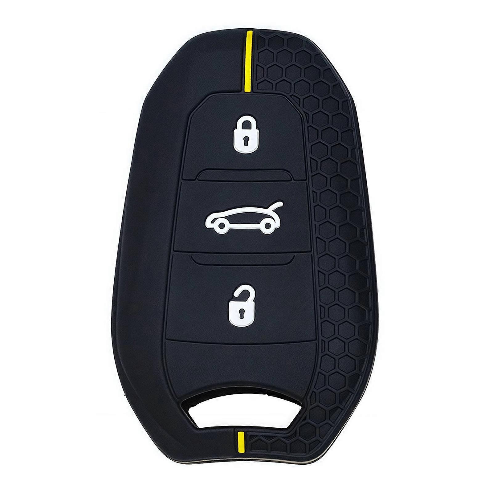 Protective Shell Soft Full Protection Key Fob Case Cover Waterproof Key Cover Silicone Key Case for 208 308 408