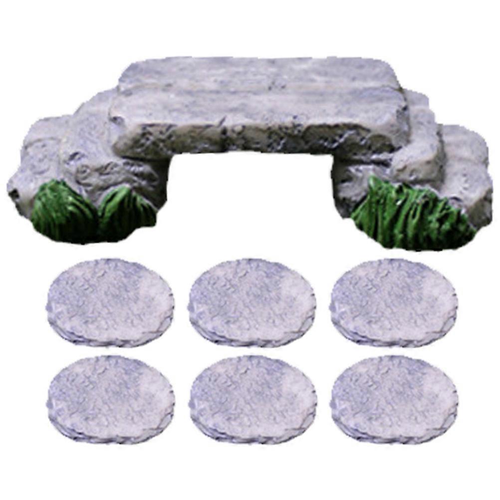 DIY Bridge Model Miniature Ornament Resin Garden Enhancement Aquarium Bridge 1Set