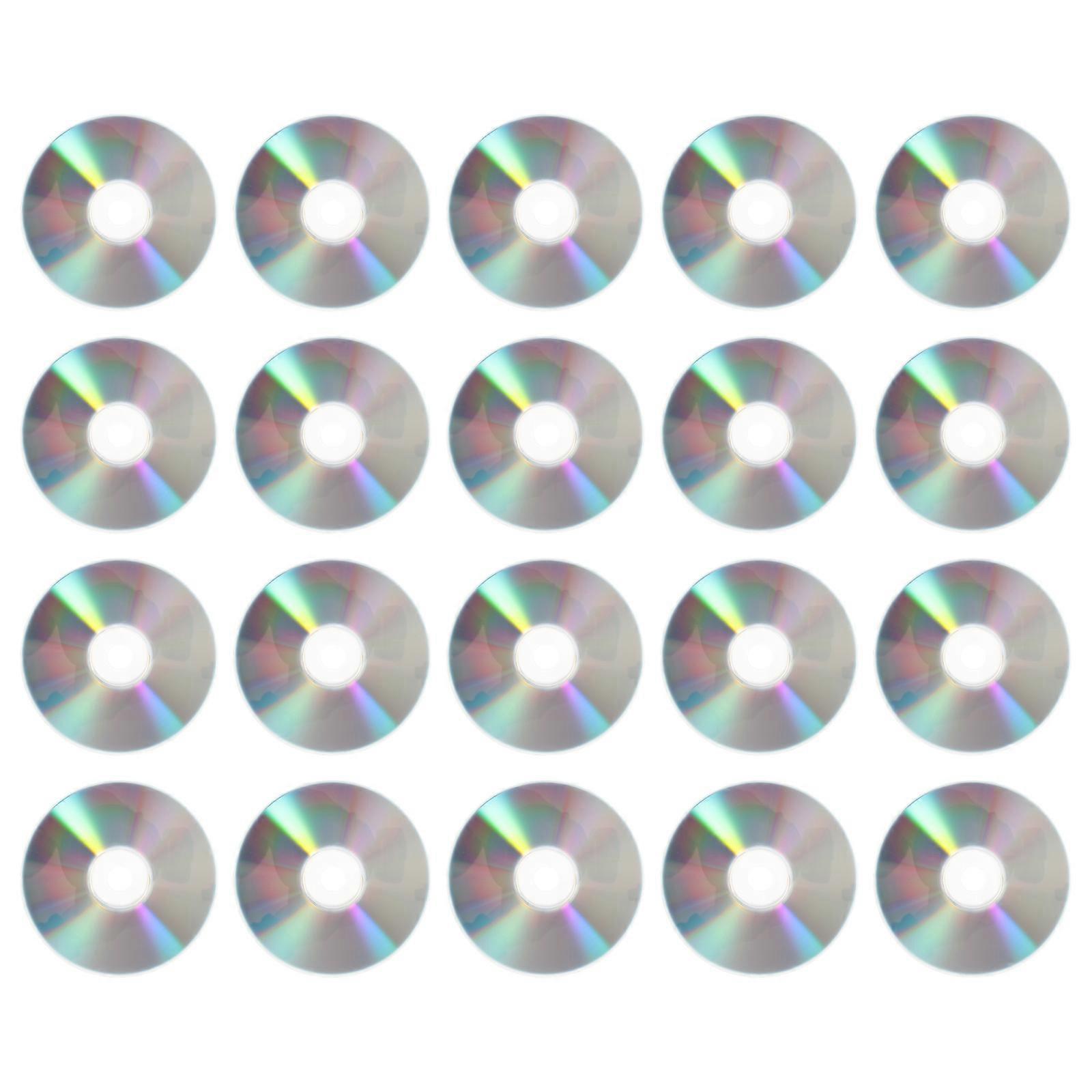 50pcs Reflective DIY CD Discs Craft Material for Home Decor, Educational Projects, and Creative Handmade Crafts