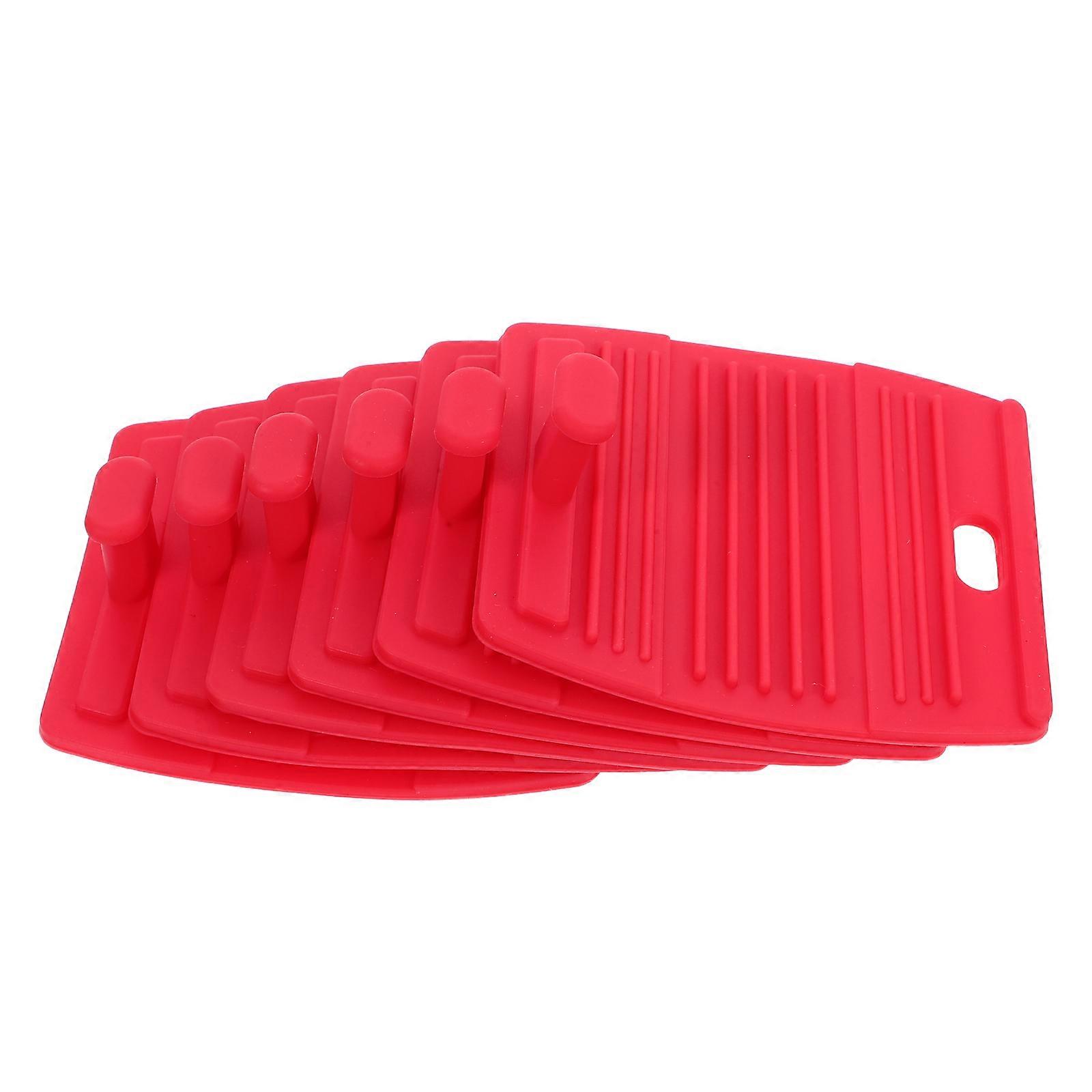 Anti-Slip Pot Grip Covers Sleek Design for Safe Kitchen Use Protect Hands from Burns 6Pcs