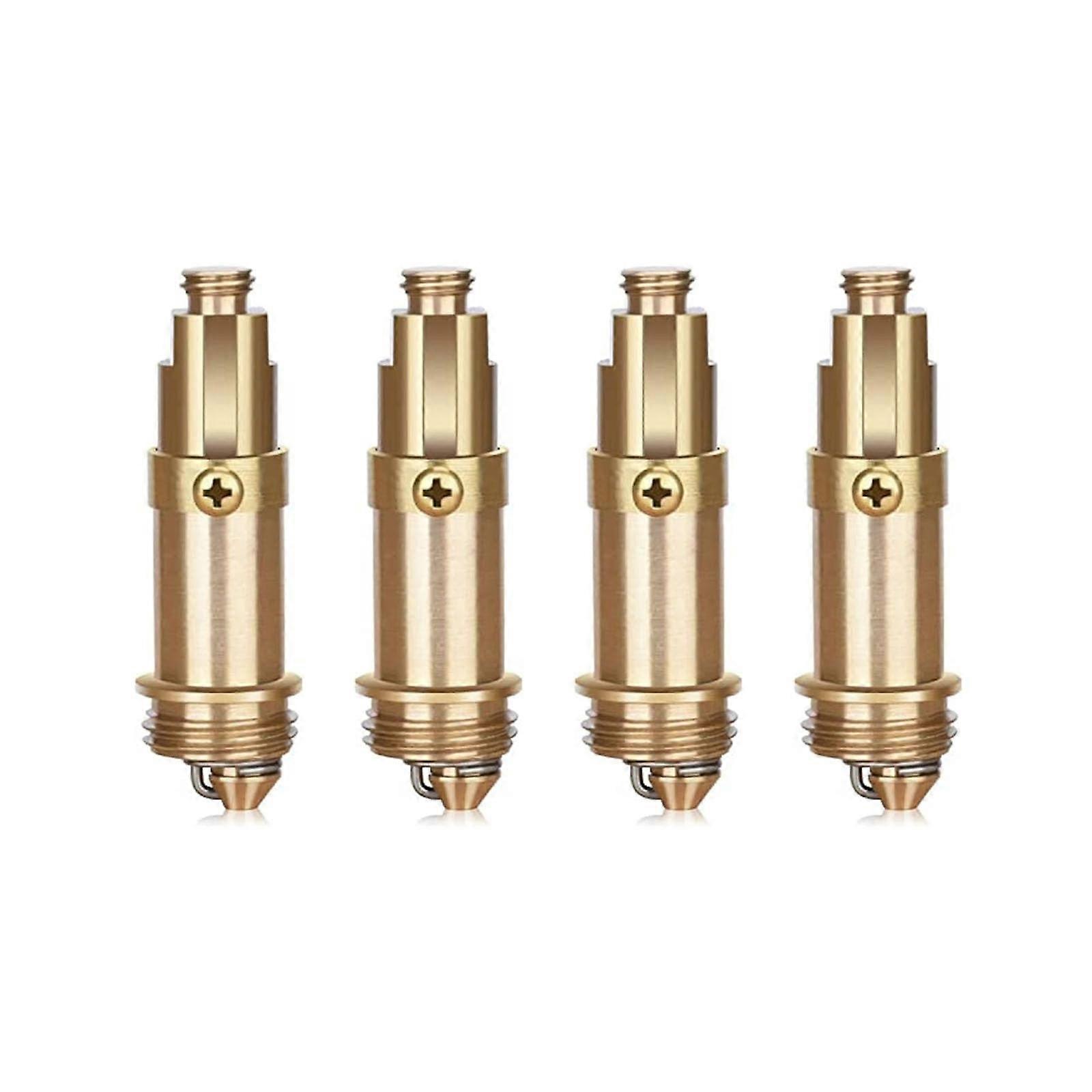 Pack of 4 Pop Up Click Clack Bathroom Drain, Sink Plug, Bathroom Clack Clicker, Clack Plug, Pop Up Drain Valve for Most Drain Plugs