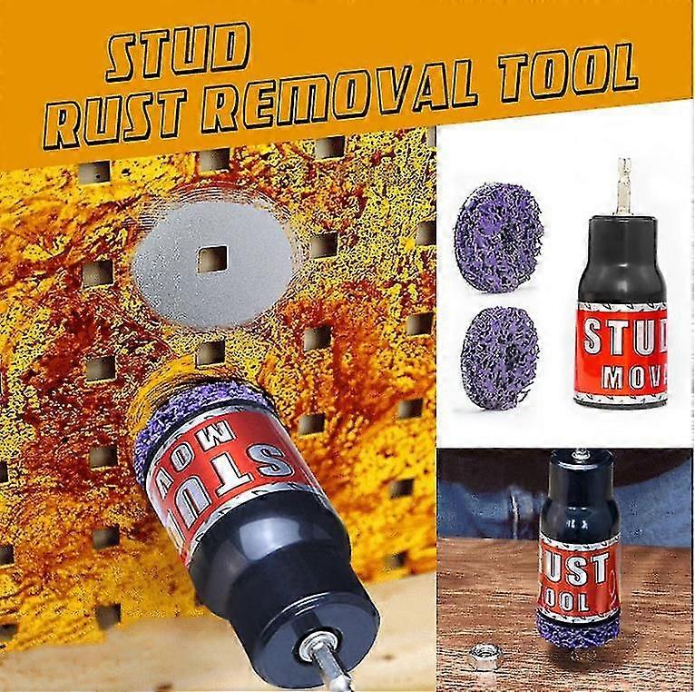 New Stud Hub Derusting Tool Stud Derusting Tool with Grinding Wheel Wheel Cleaning