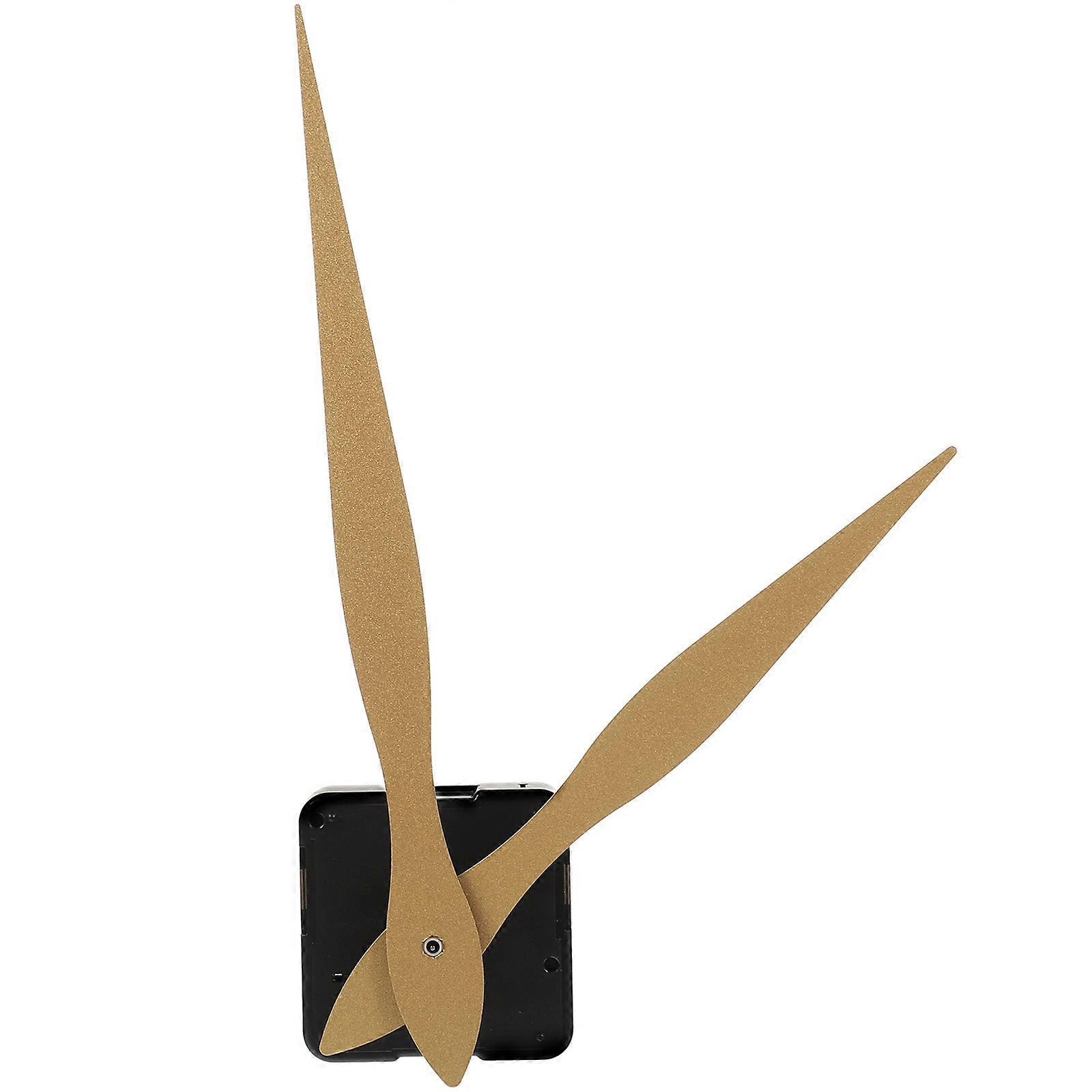 Golden Hanging Clock Mechanism Replacement with Clock Hands 1Set for DIY Use
