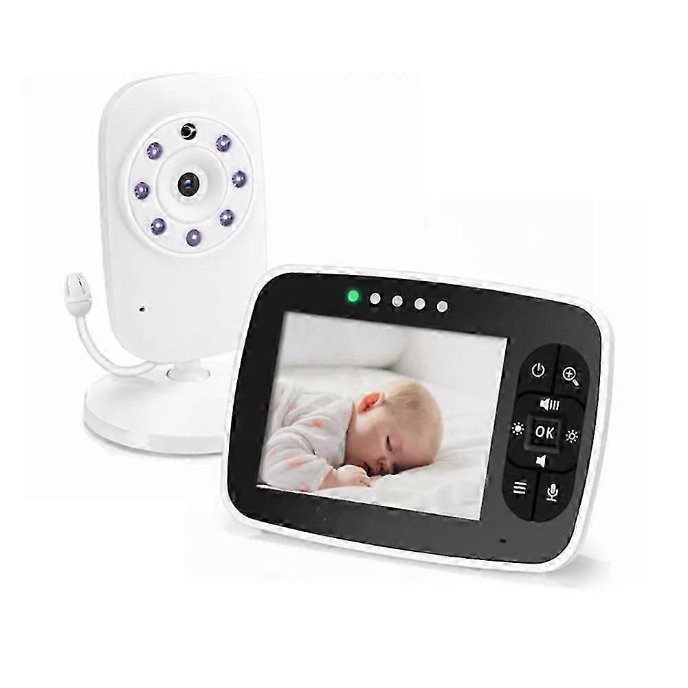 Baby monitor two-way audio voice intercom infrared night vision baby camera with monitor video surveillance security protection