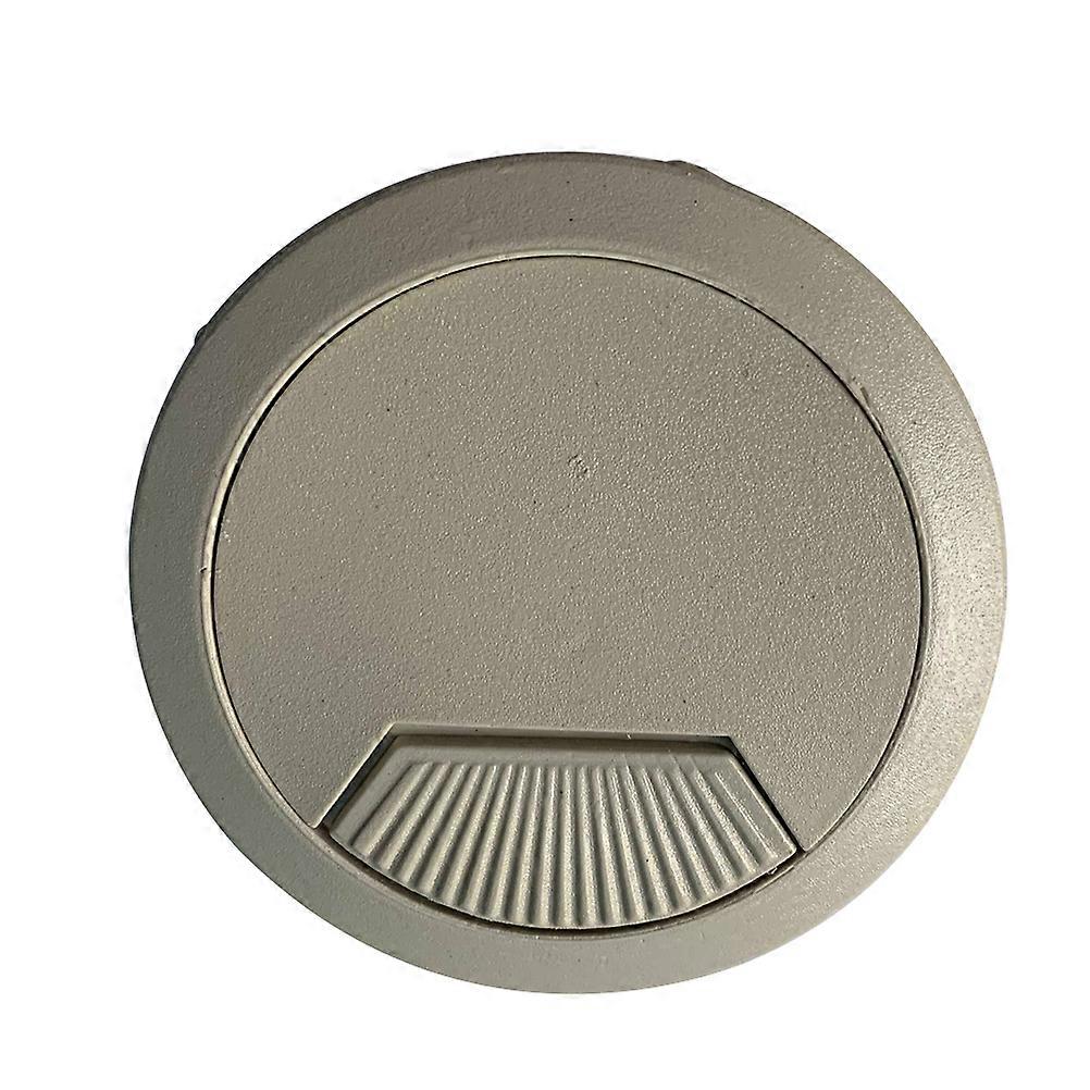 Computer Wire Hole Cover Cable Management Durable Use White 5Set