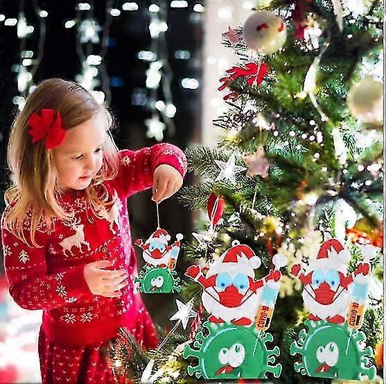 christmas tree decorations santa claus decoration hanging pendant vaccine