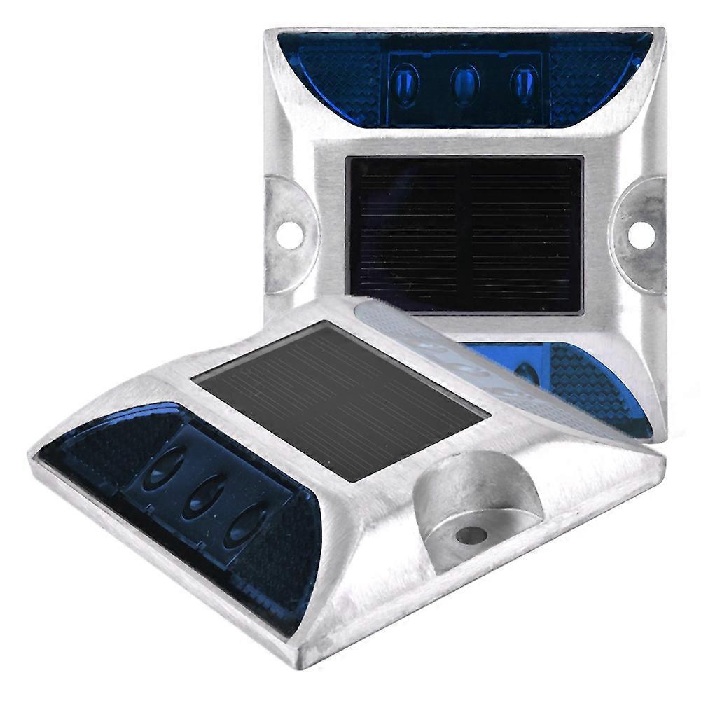 Feux de gabarit solaires à 6 LED pour allée extérieure, étanches, pour route