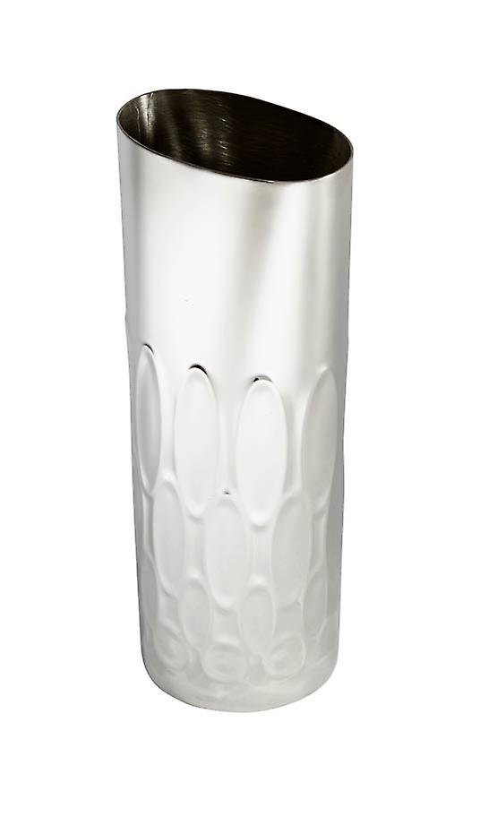 Medium Pewter Elipse Vase - CF02