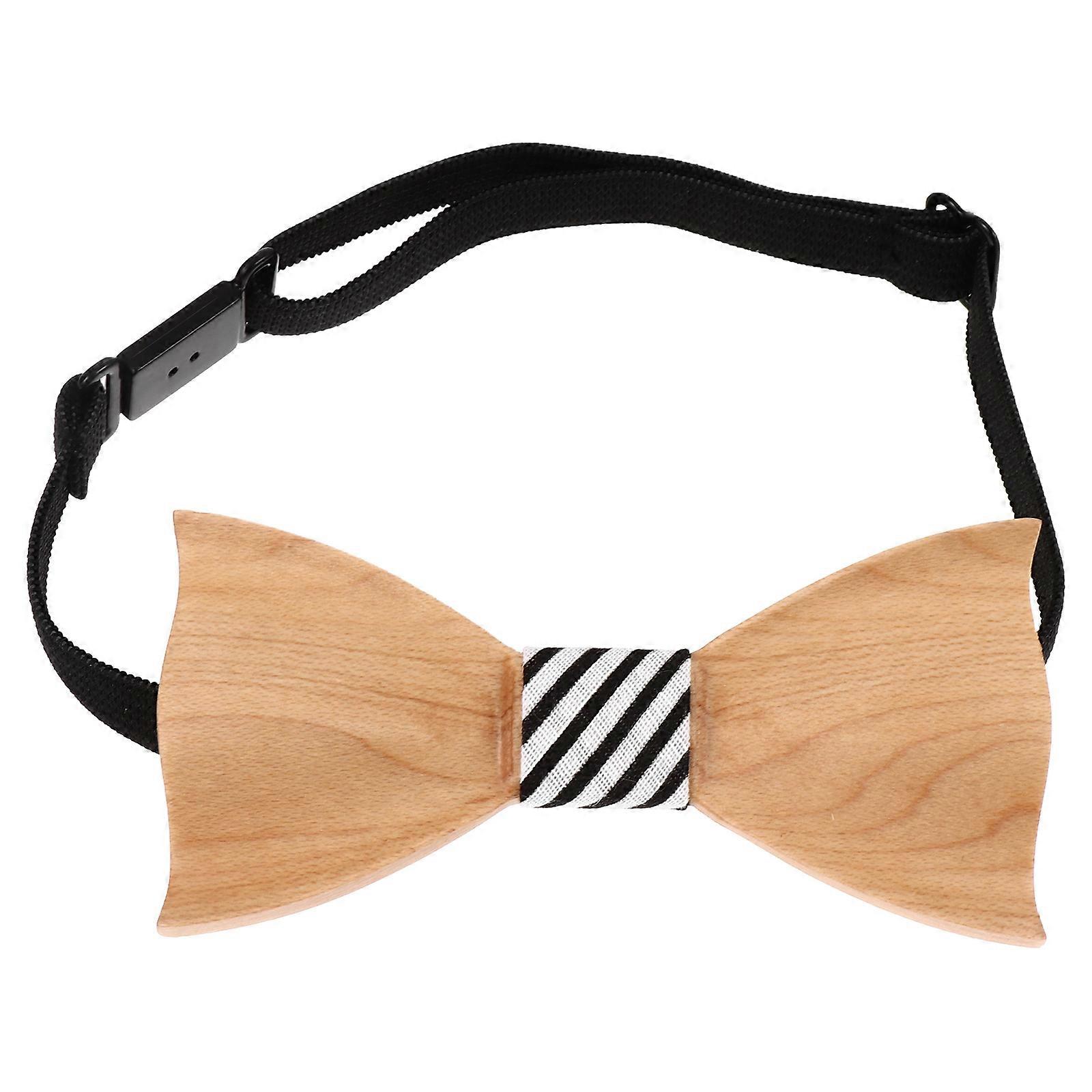 Kids Bow Tie for Formal Events Wedding Parties Multi Color Synthetic Material Fits All Shirts 1pc