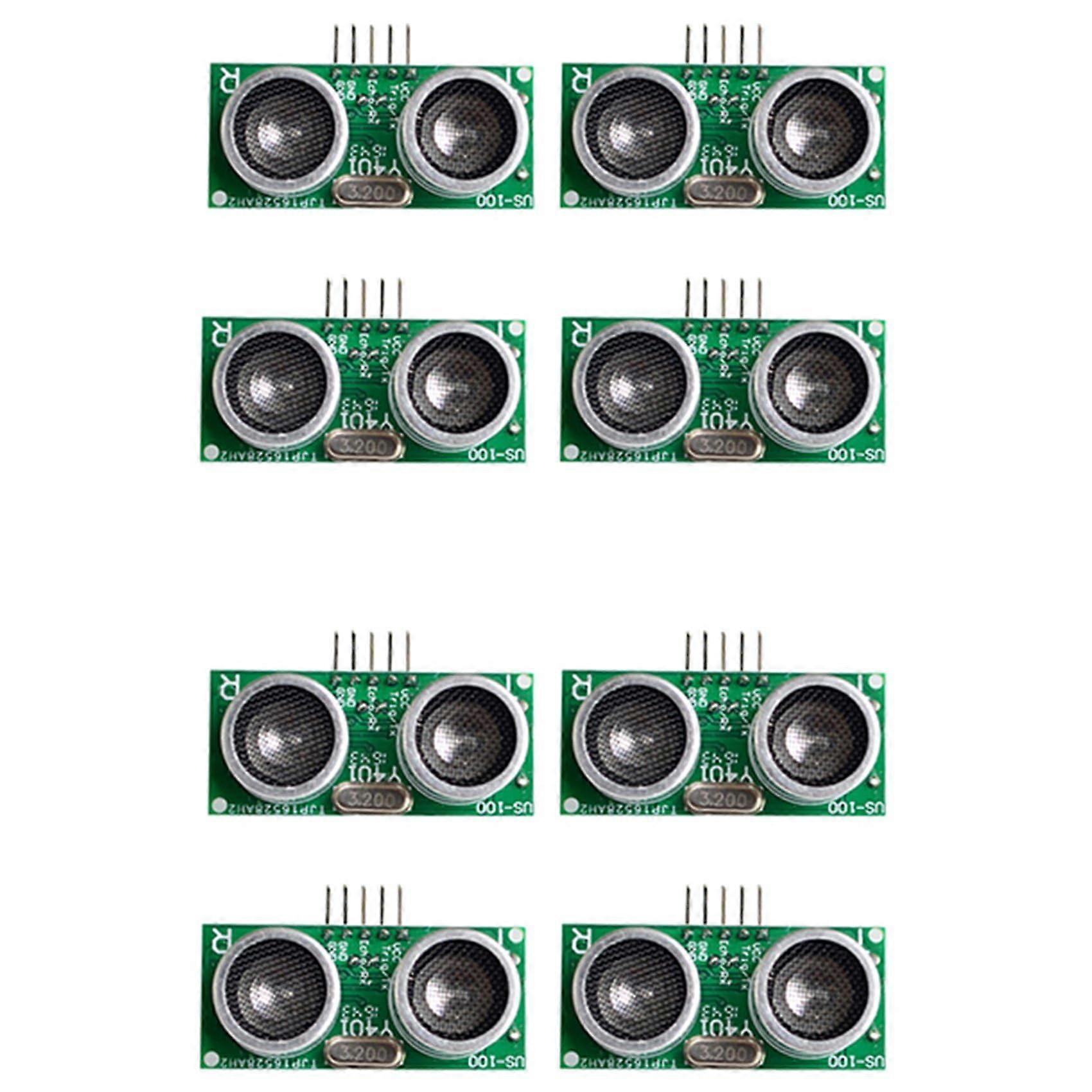 US100 Ultrasonic Sensor Module DC 2.4 V 5 V with Temperature Compensation Range Distance Pack of 8 Ref: 4894