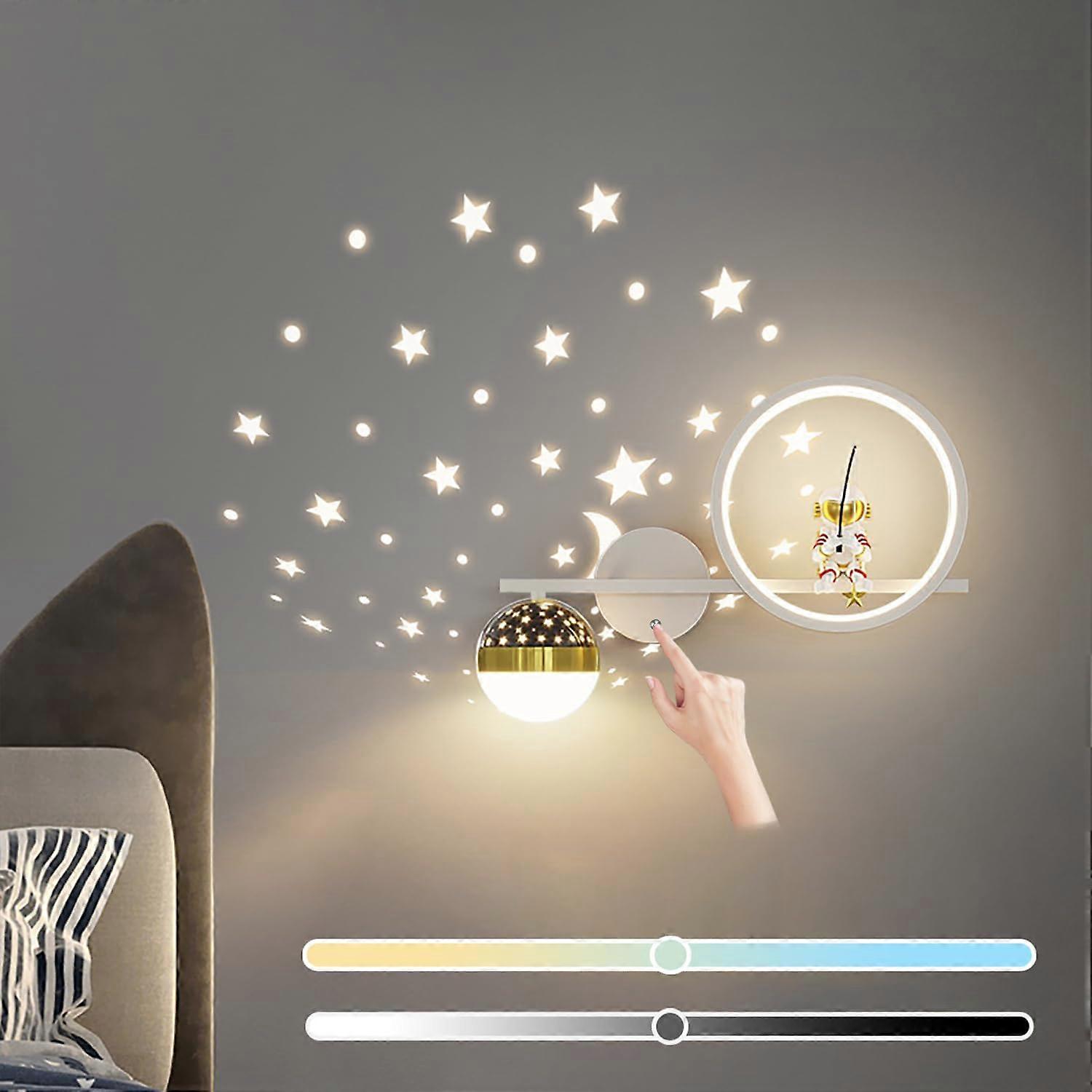 Children's Room Wall Light Indoor LED with Touch Switch Dimmable Bedside Lamp
