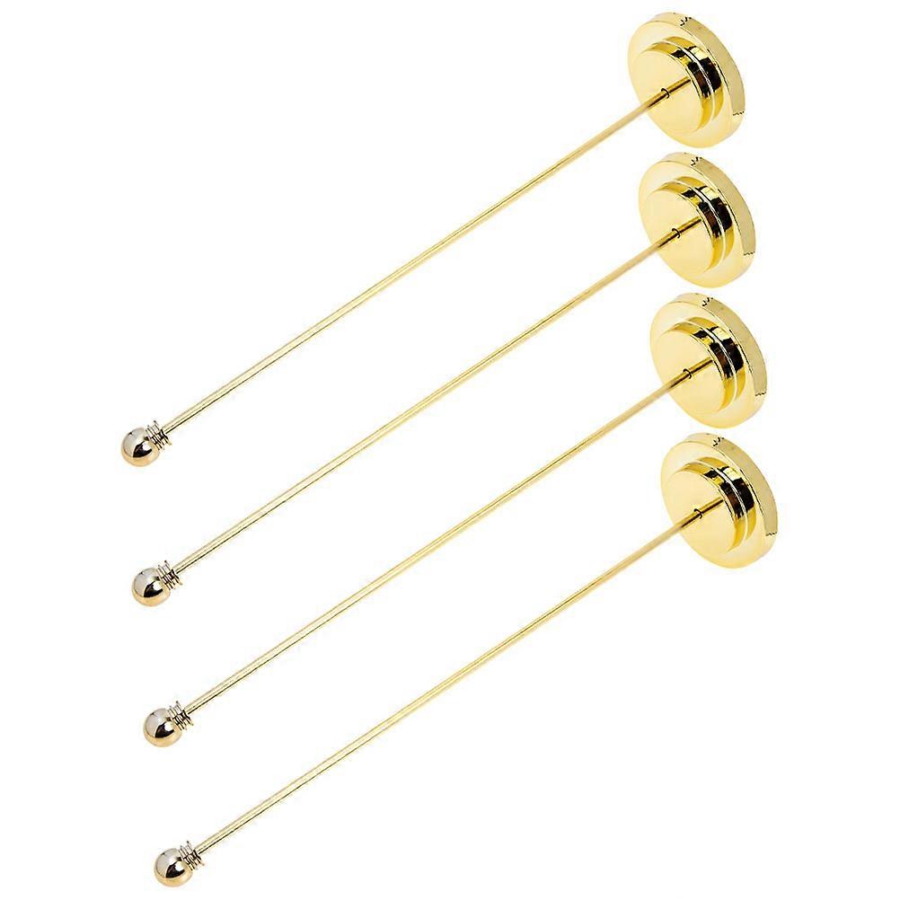 Wear-Resistant Flag Stand Rectangular Iron Use Home Owners 4Pcs